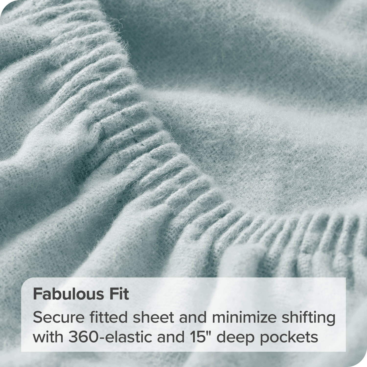 Bare Home Flannel Sheet Set 100% Cotton, Velvety Soft Heavyweight - Double Brushed Flannel - Deep Pocket