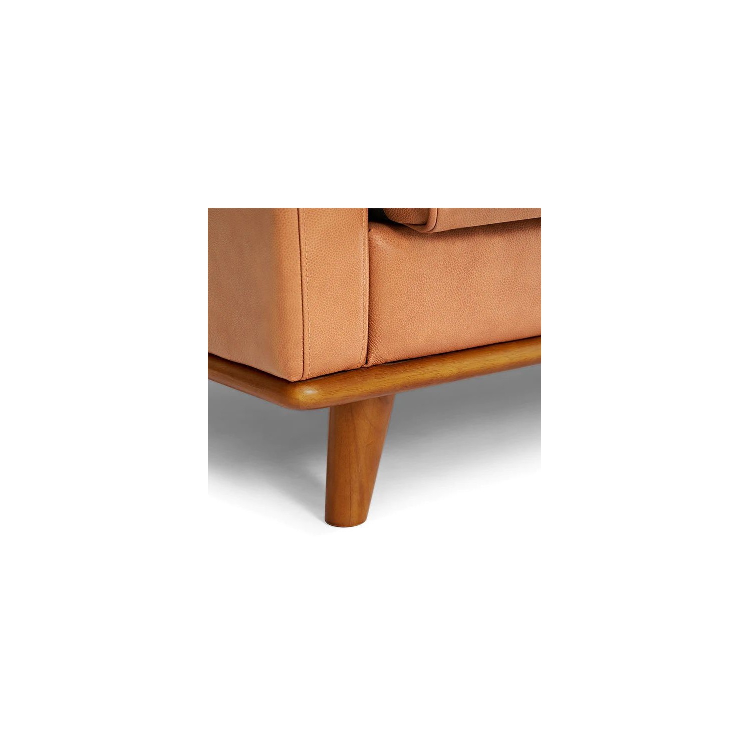 Valencia Artisan Single Leather | Premium Italian Nappa 11000 Leather, Wood Frame And Legs, Ultimate Comfort
