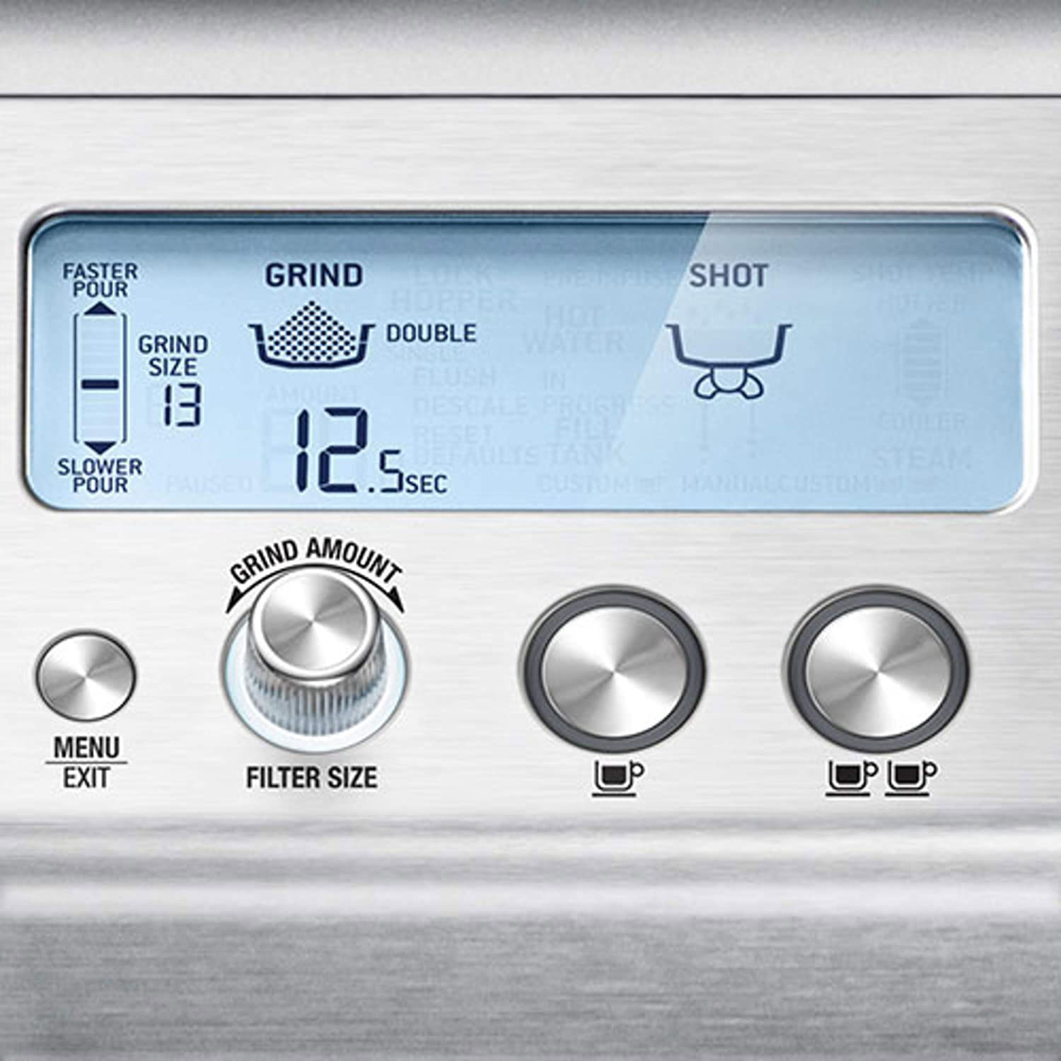 Refurbished - Breville Barista Pro Espresso Machine with Frother & Coffee Grinder - Smoked Hickory - Remanufactured by Breville