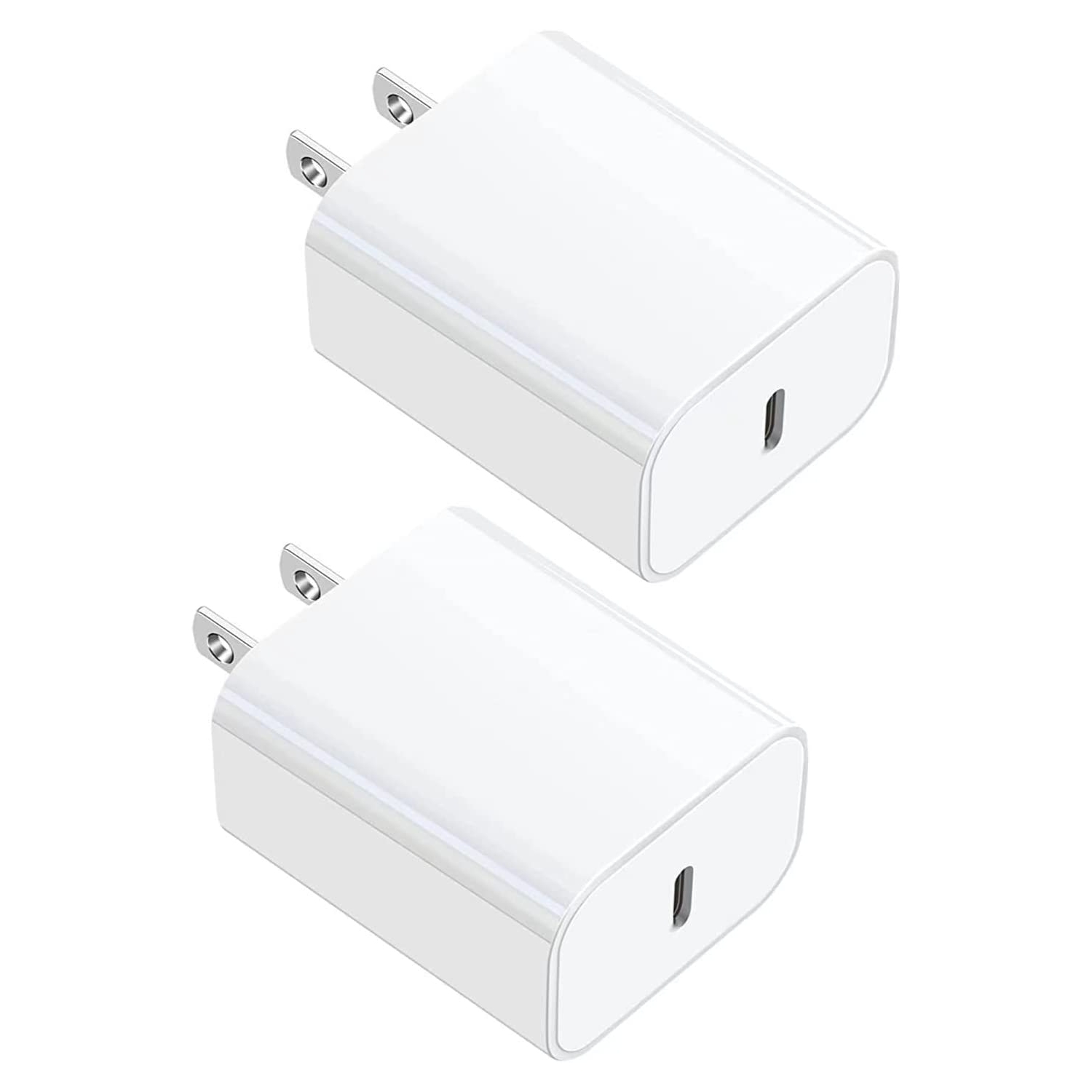 2 Pack iPhone 14 13 12 Fast Charger Block,20W USB-C Power Adapter iPhone Fast Charging Plug Type C Wall Charger Cube Compatible with iPhone 14/14 Pro Max/13 Pro Max/13 Mini-