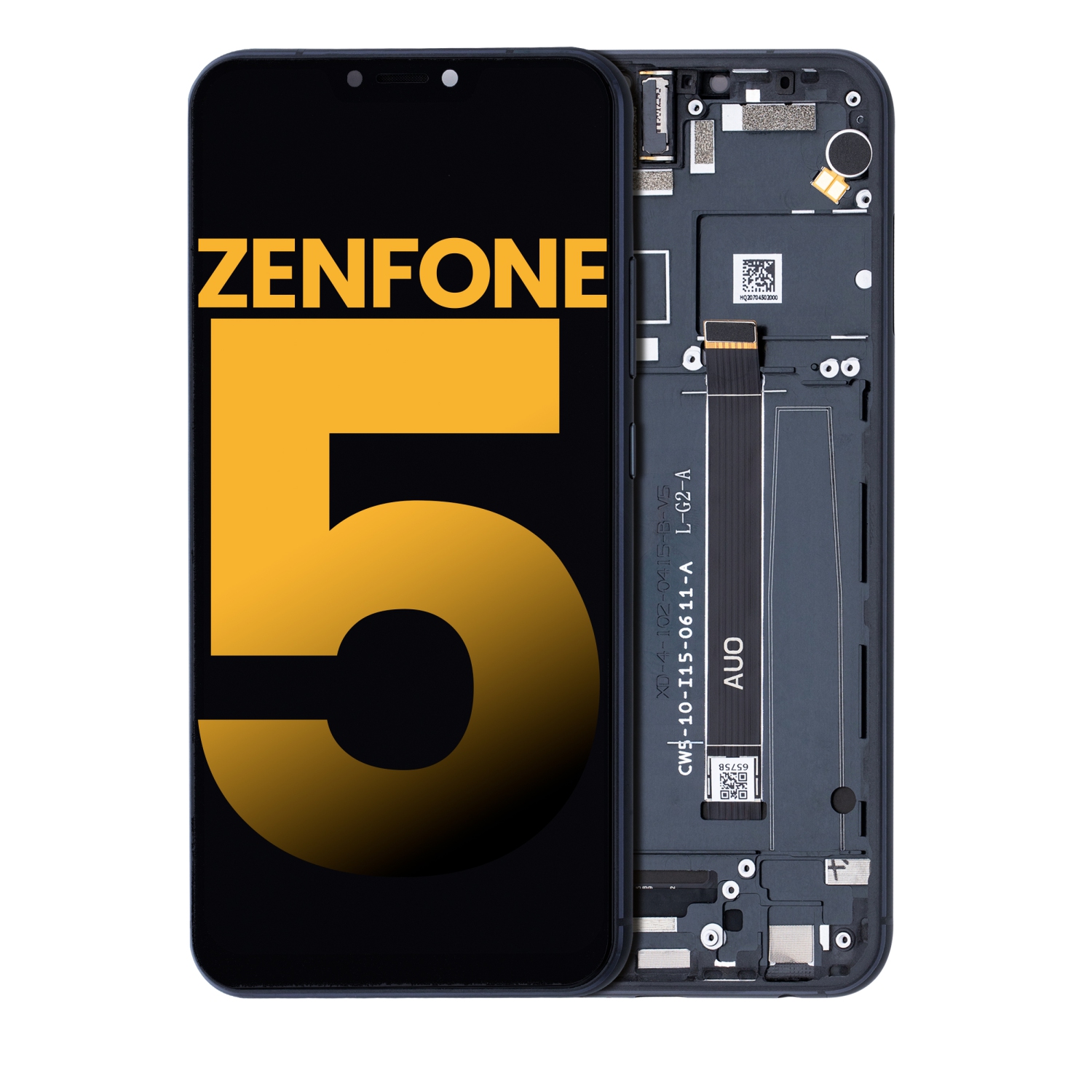Refurbished - Replacement LCD Assembly With Frame Compatible For Asus ZenFone 5 (ZE620KL / 2018) / 5z (ZS620KL / 2018) (Midnight Blue)