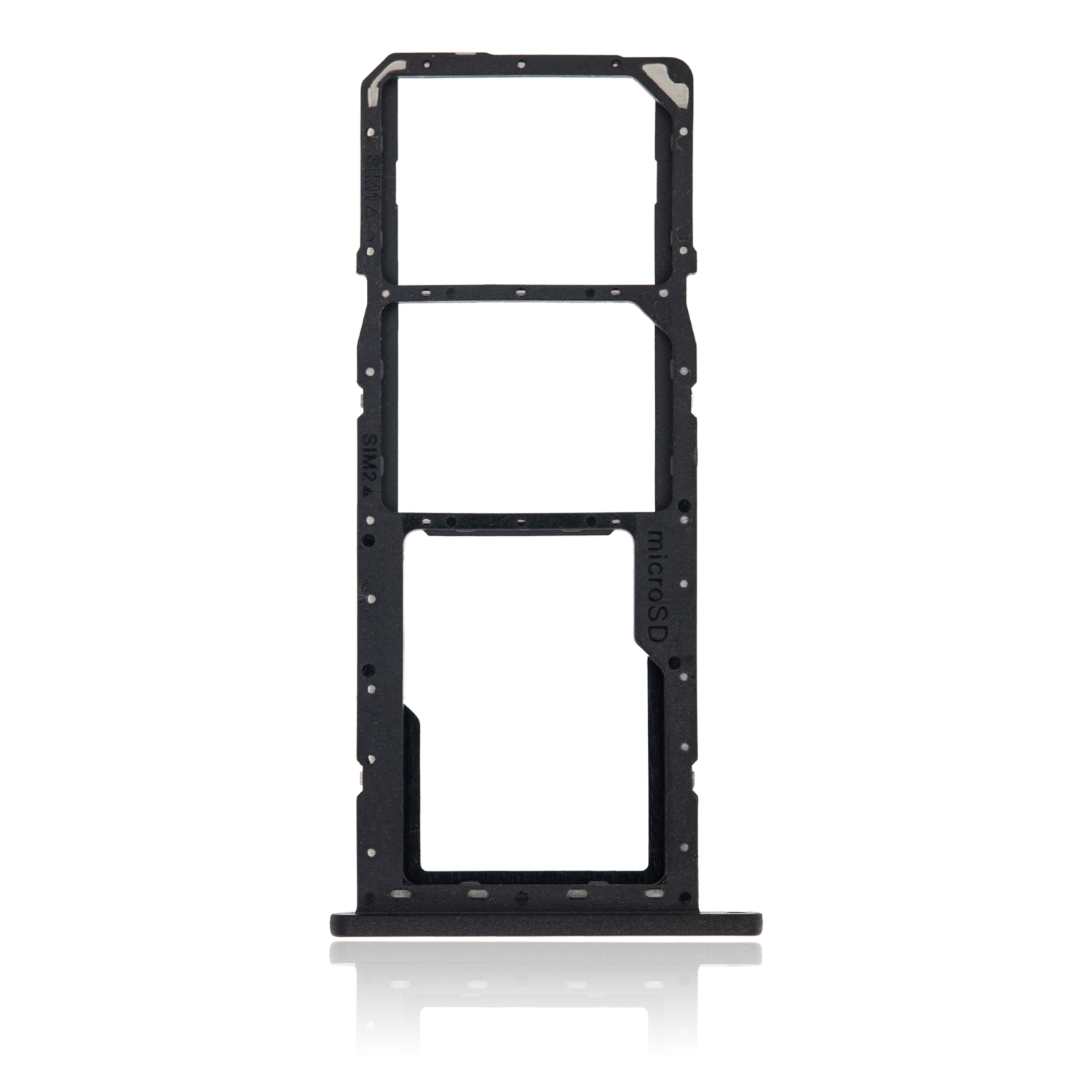 Replacement Dual Sim Card Tray Compatible For Samsung Galaxy A11 (Black)