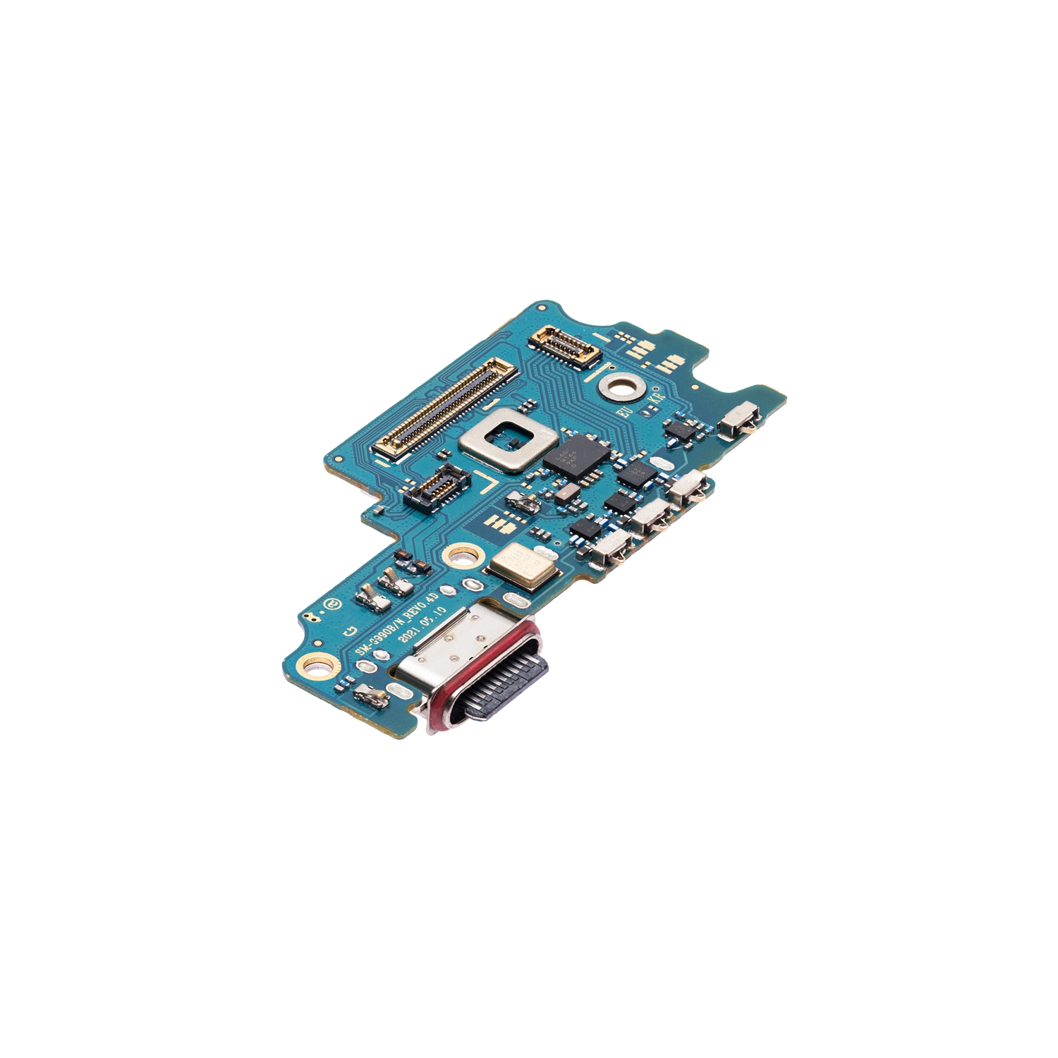 Port de chargement de remplacement + carte avec lecteur de carte SIM pour Galaxy S21 FE 5G de Samsung