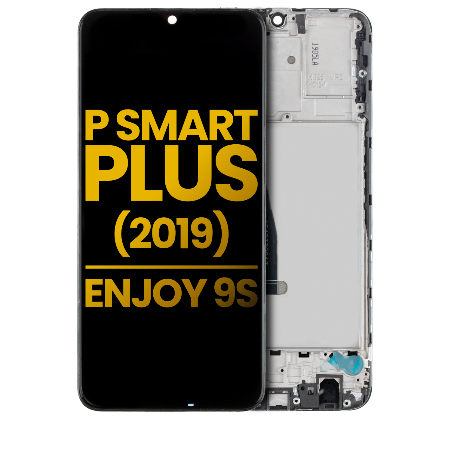 Replacement LCD Assembly With Frame Compatible For Huawei P Smart Plus (2019) / Enjoy 9S (Refurbished) (Black)