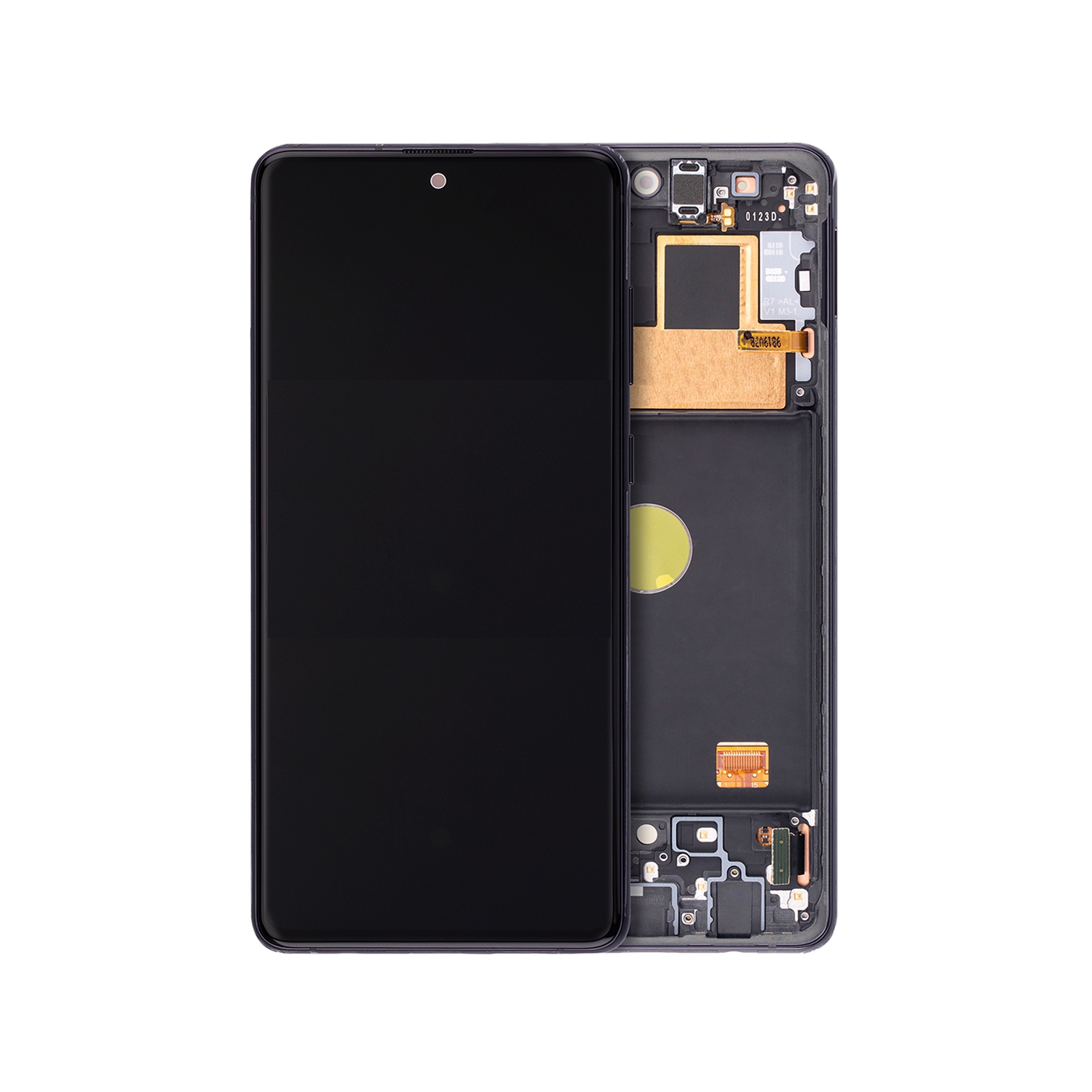 Refurbished (Excellent) - Replacement OLED Assembly With Frame Compatible For Samsung Galaxy Note 10 Lite Aura Black
