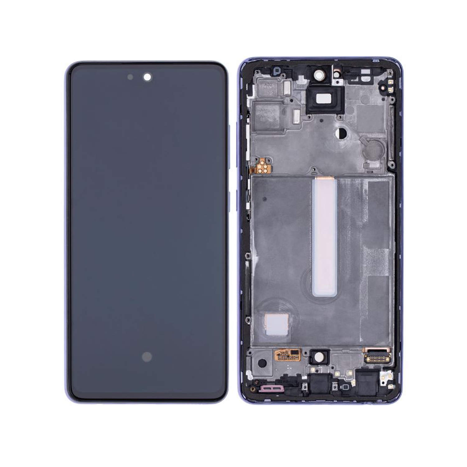 Replacement OLED Assembly With Frame Compatible For Samsung Galaxy A52 4G (A525 / 2021) / 5G (A526 / 2021) A52S 5G (A528 / 2021) (Premium) (Awesome Violet)