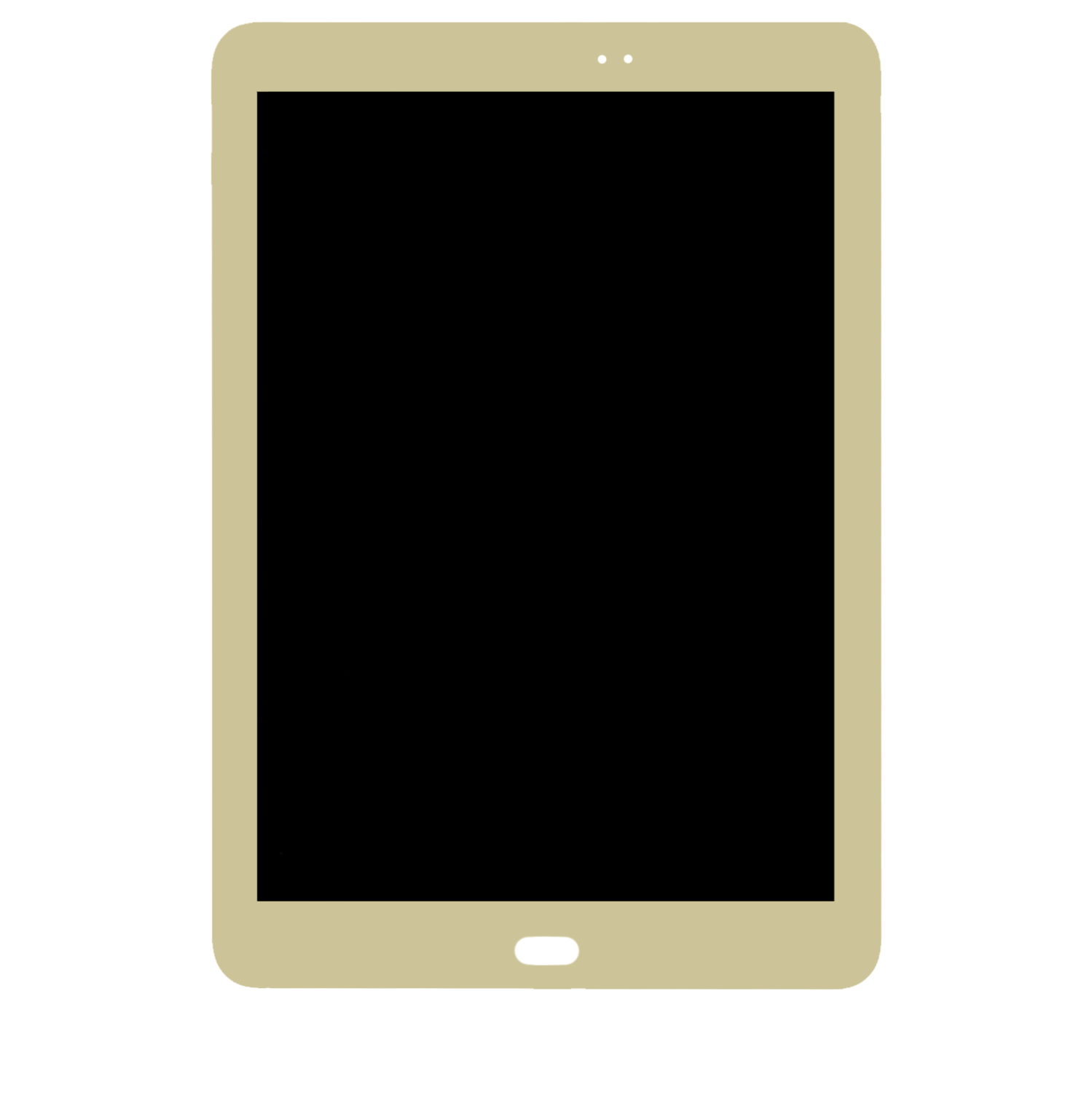 Refurbished (Excellent) - Replacement OLED Assembly Without Frame Compatible For Samsung Galaxy Tab S2 9.7" (T810 / T813 / T815 / T817 / T819) (Gold)