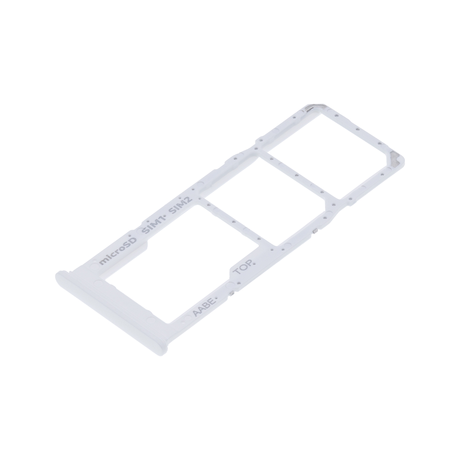 Replacement Dual Sim Card Tray Compatible For Samsung Galaxy A02 (White)