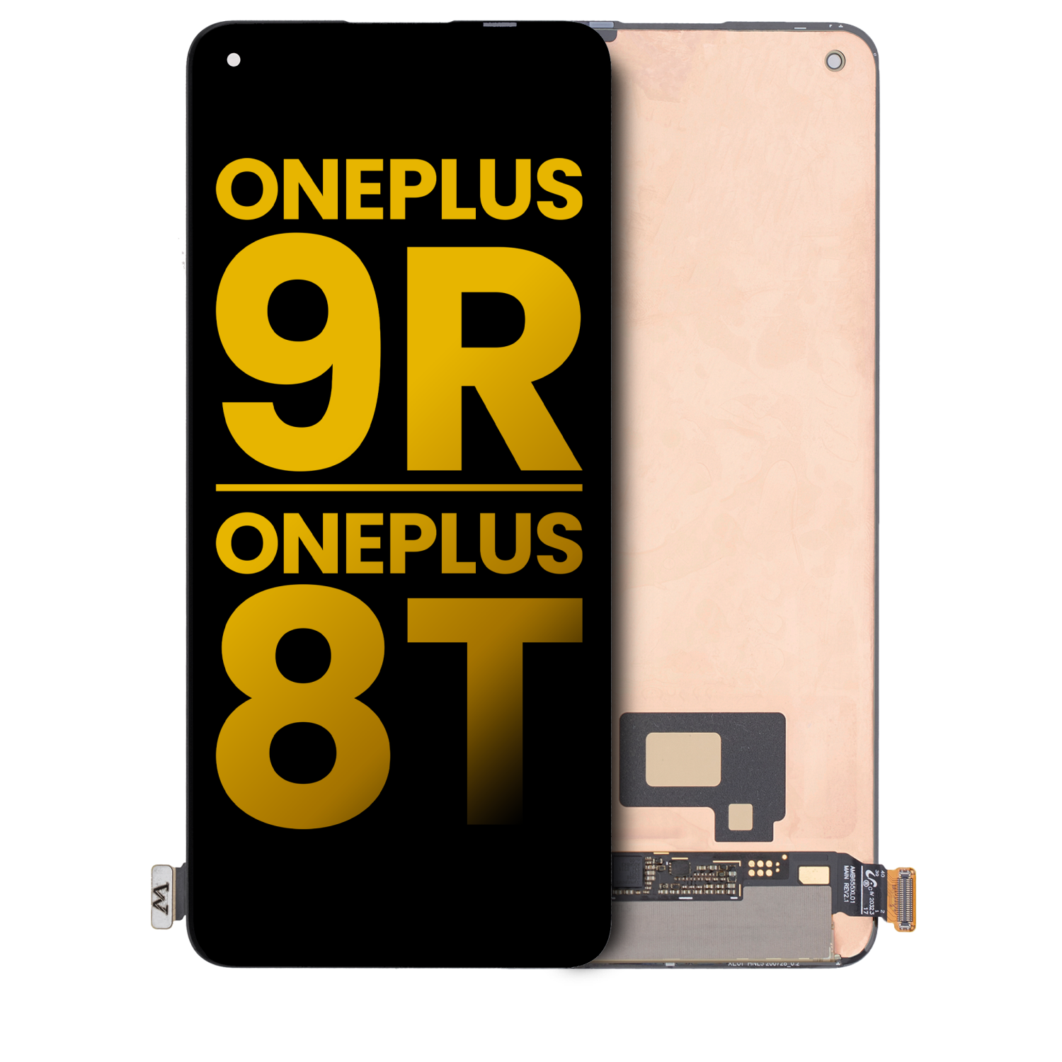 Refurbished (Excellent) - Replacement OLED Assembly Without Frame Compatible For OnePlus 9R / OnePlus 8T / Realme X7 Pro (All Colors)