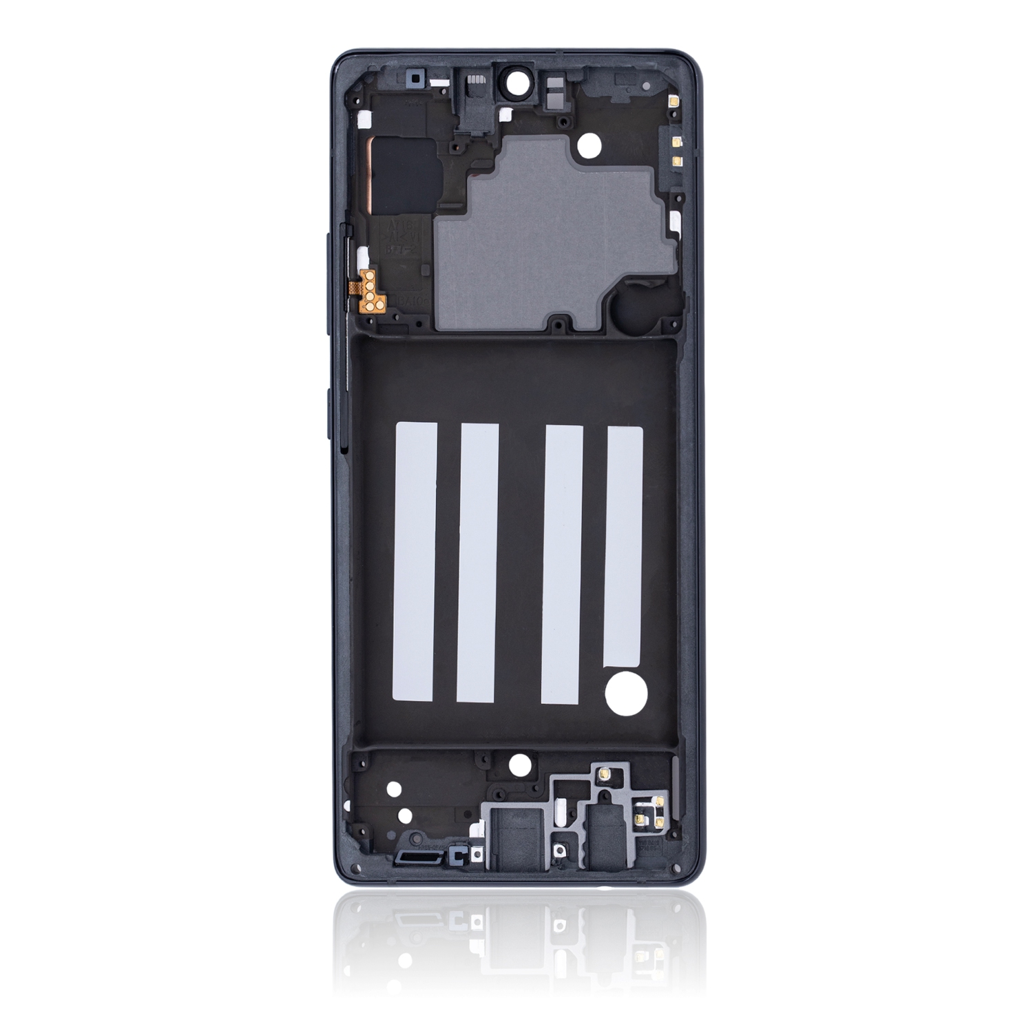 Replacement Mid-Frame Housing Compatible For Samsung Galaxy A71 5G (Prism Cube Black)