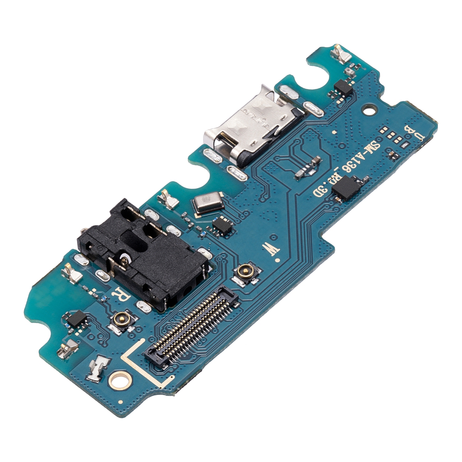 Replacement Charging Port Board With Headphone Jack Compatible For Samsung Galaxy A13 5G (PART# SM-A136_R0.3D) (Premium)