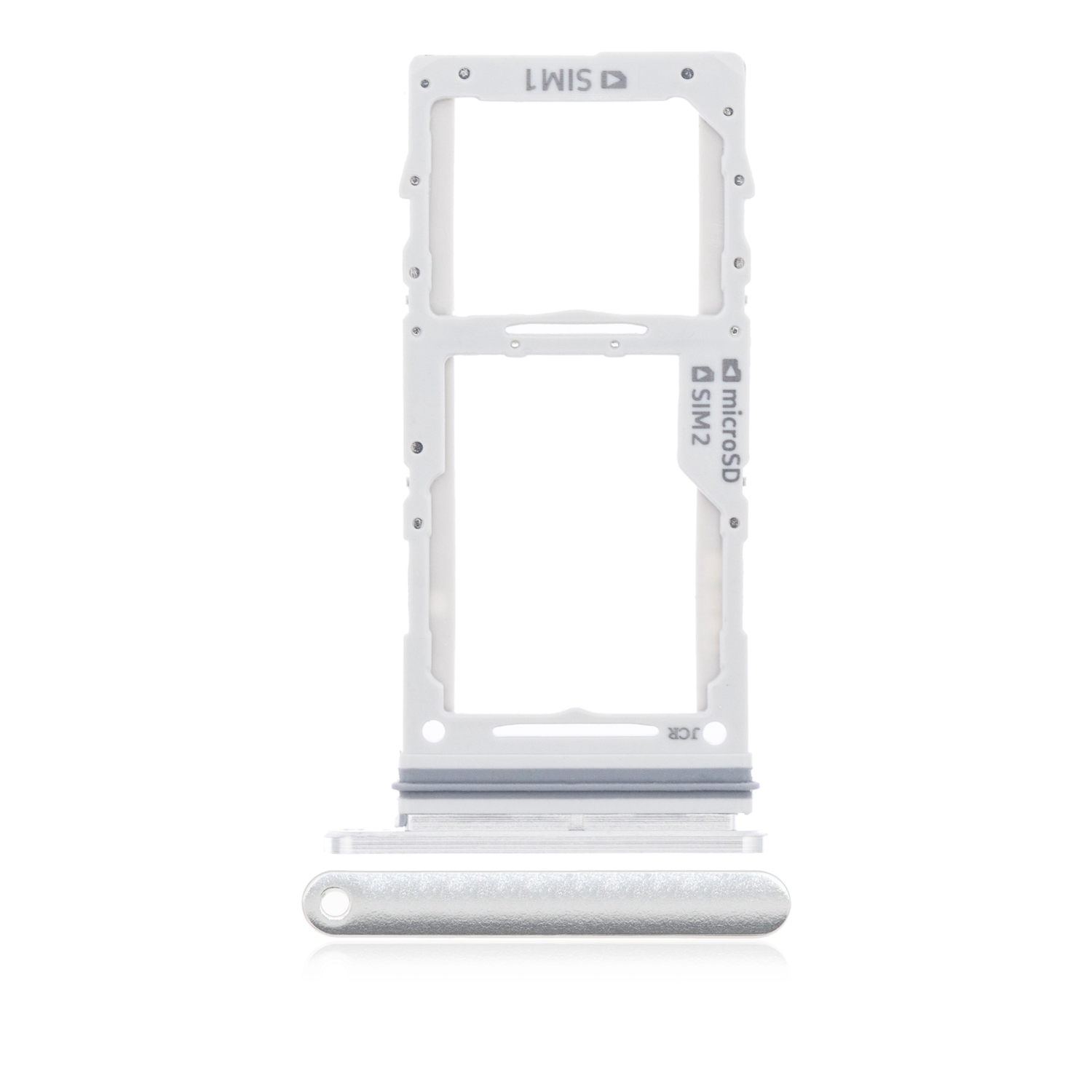 Replacement Dual Sim Card Tray Compatible For Samsung Galaxy Note 10 Plus / 5G (Aura White)
