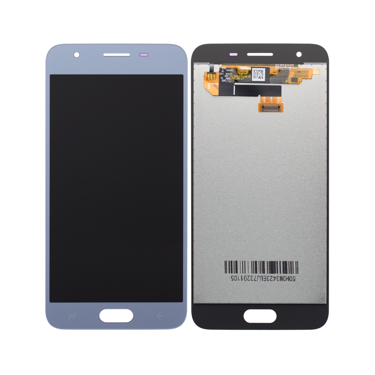 Refurbished - Replacement LCD Assembly Without Frame Compatible For Samsung Galaxy J3 Star / Aura / Amp Prime 3 (J337 / 2018) (Blue)