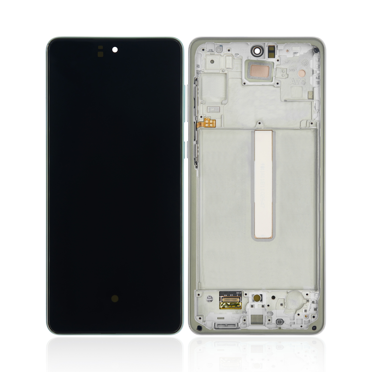 Refurbished (Excellent) - Replacement OLED Assembly With Frame Compatible For Samsung Galaxy A73 (A735 / 2022) (Mint)