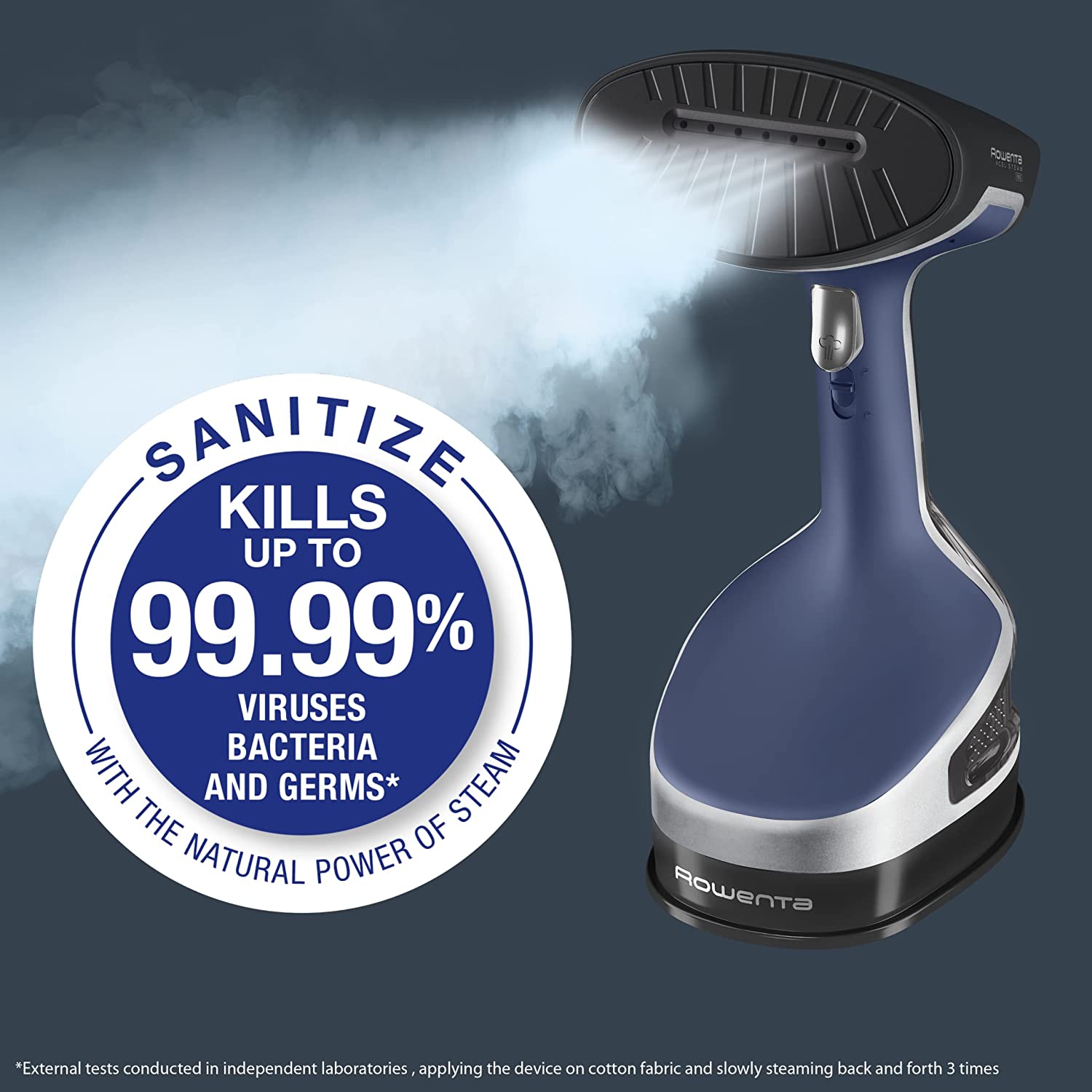 Remis à neuf -Rowenta DR8220Q1 Handheld X-Cel Steam Minute Force Garment Steamer