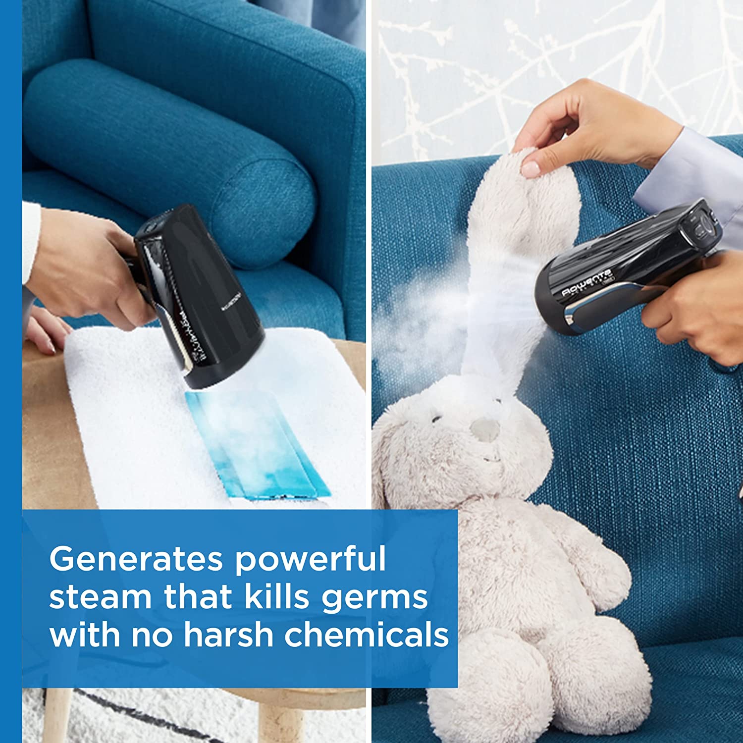 Remis à neuf -Rowenta DR8220Q1 Handheld X-Cel Steam Minute Force Garment Steamer