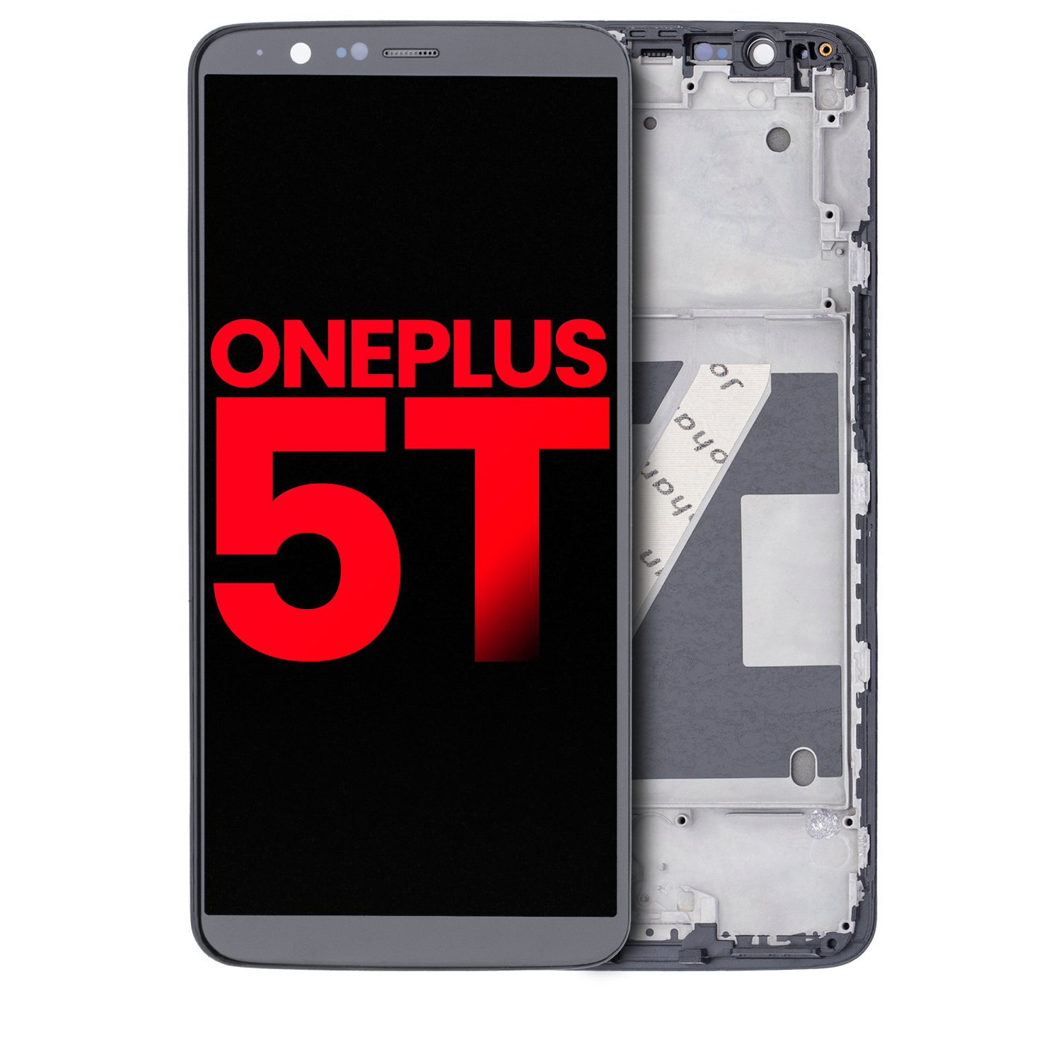 Replacement OLED Assembly With Frame Compatible For OnePlus 5T (Black)