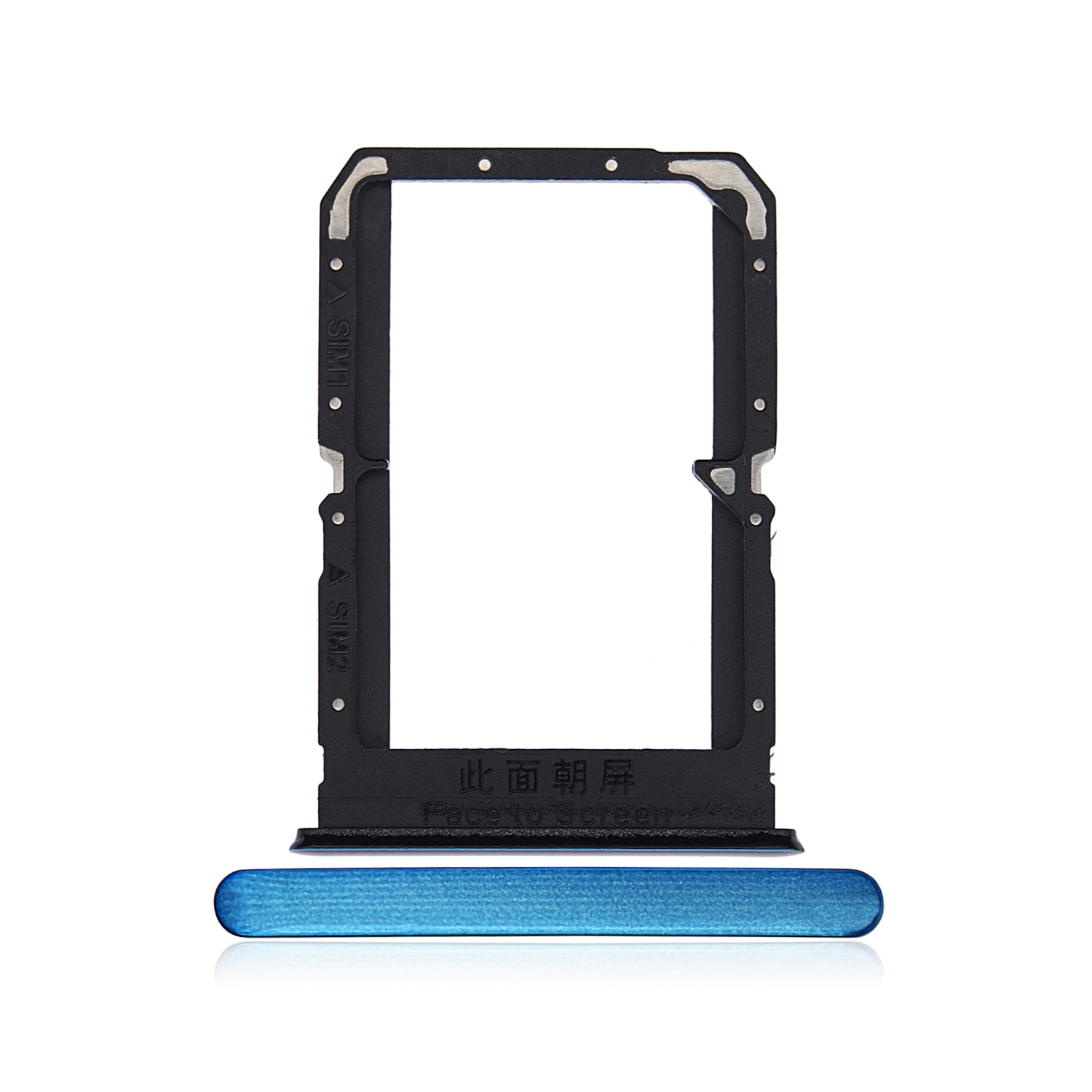 Replacement Dual Sim Card Tray Compatible For OnePlus Nord CE 5G (Blue Void)