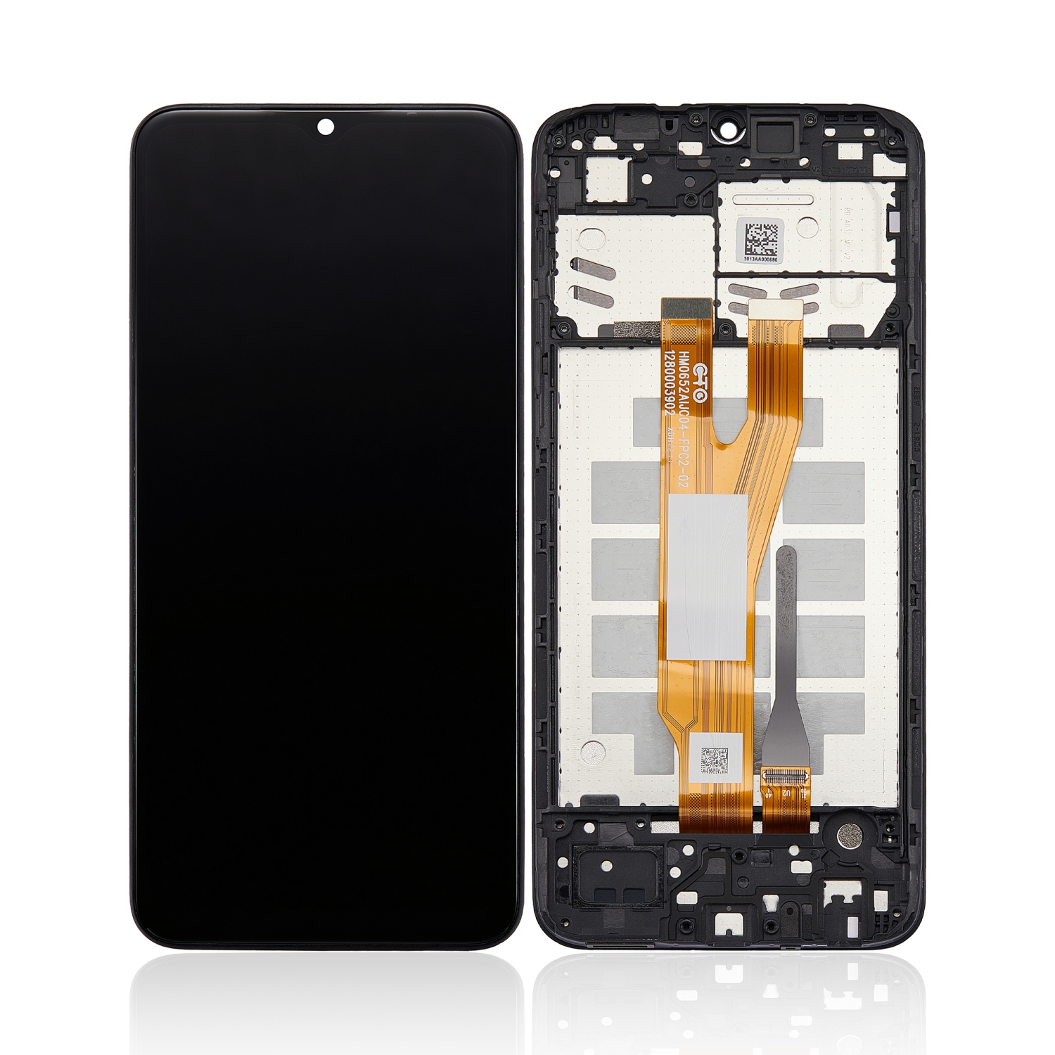 Replacement LCD Assembly With Frame Compatible For Samsung Galaxy A03 Core (A032 / 2021) (Service Pack) (Black)