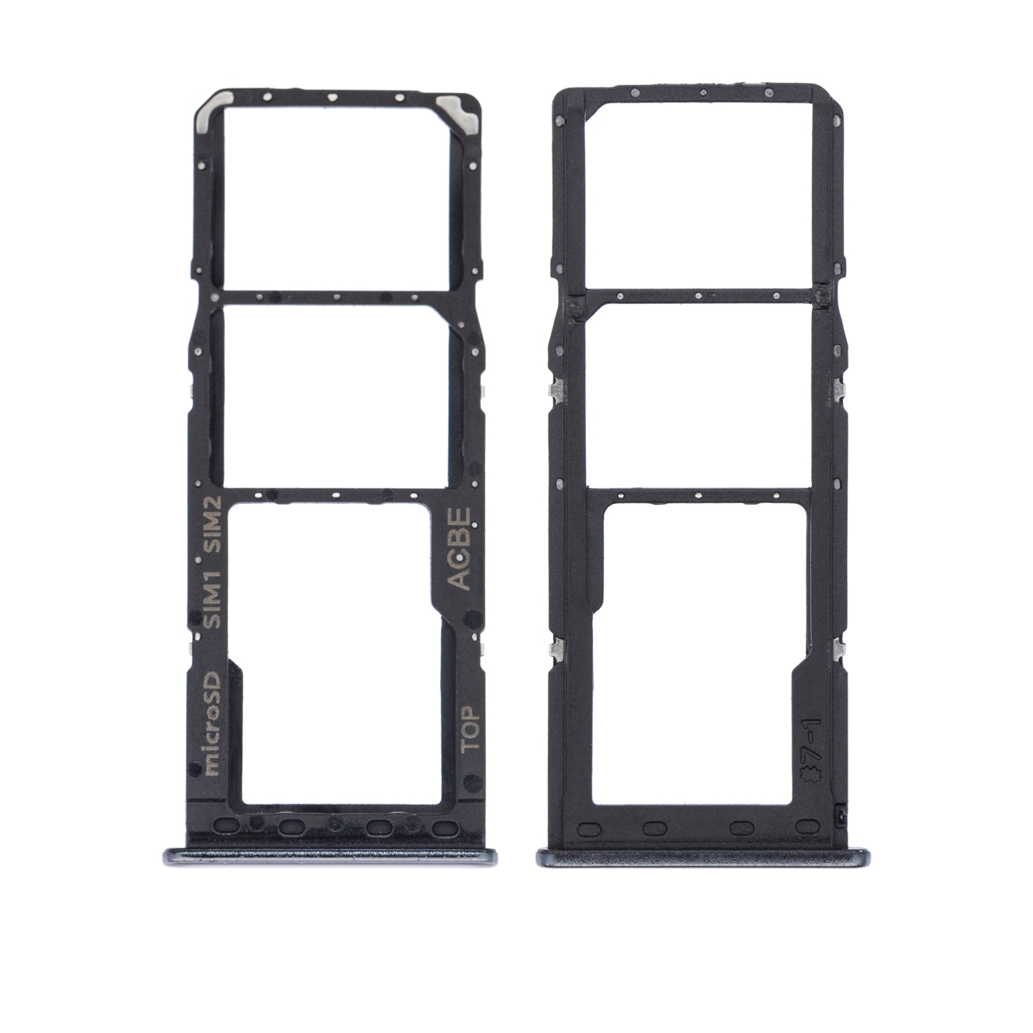 Replacement Dual Sim Card Tray Compatible For Samsung Galaxy A32 (Awesome Black)
