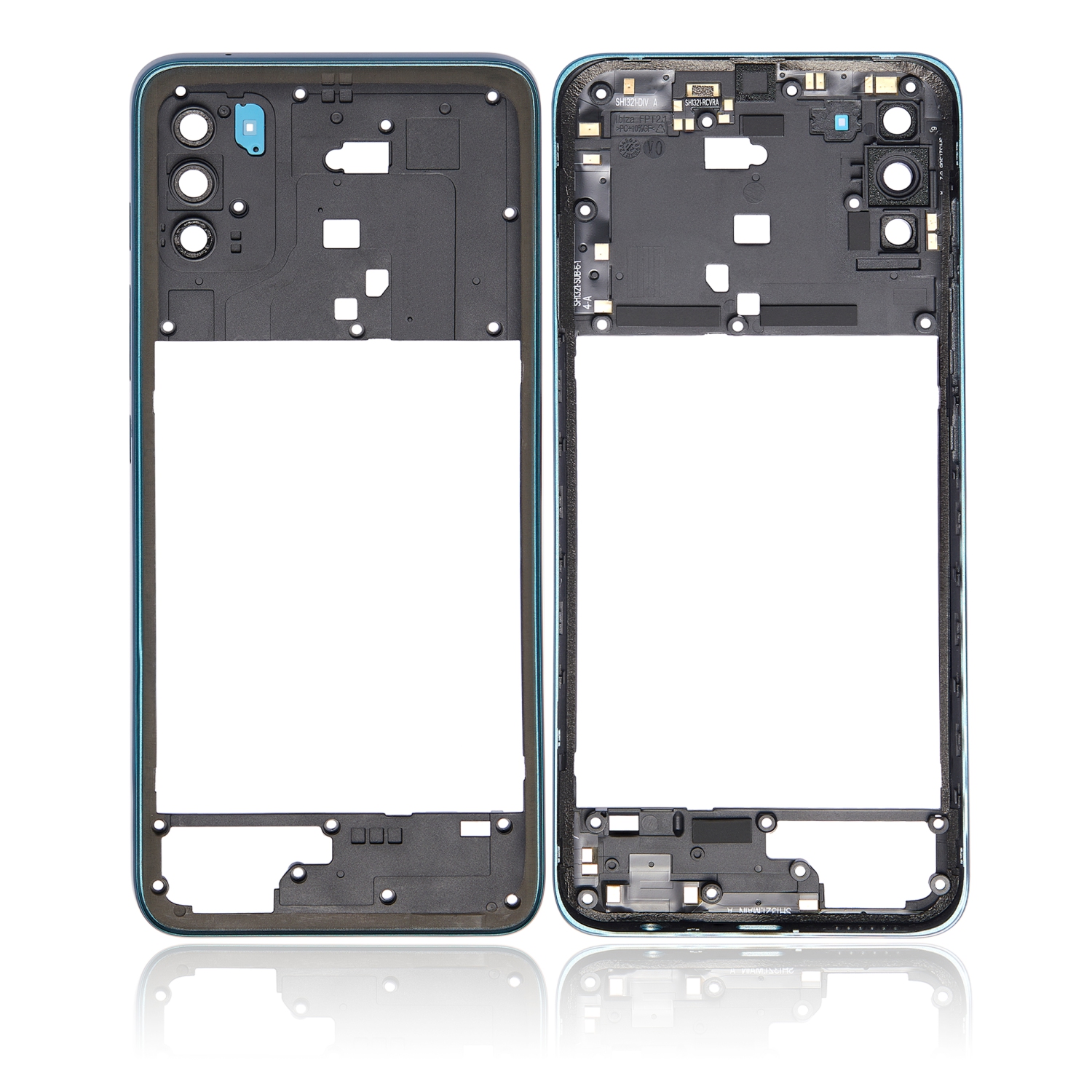 Replacement Mid-Frame Compatible For Motorola Moto G50 (Aqua Green)