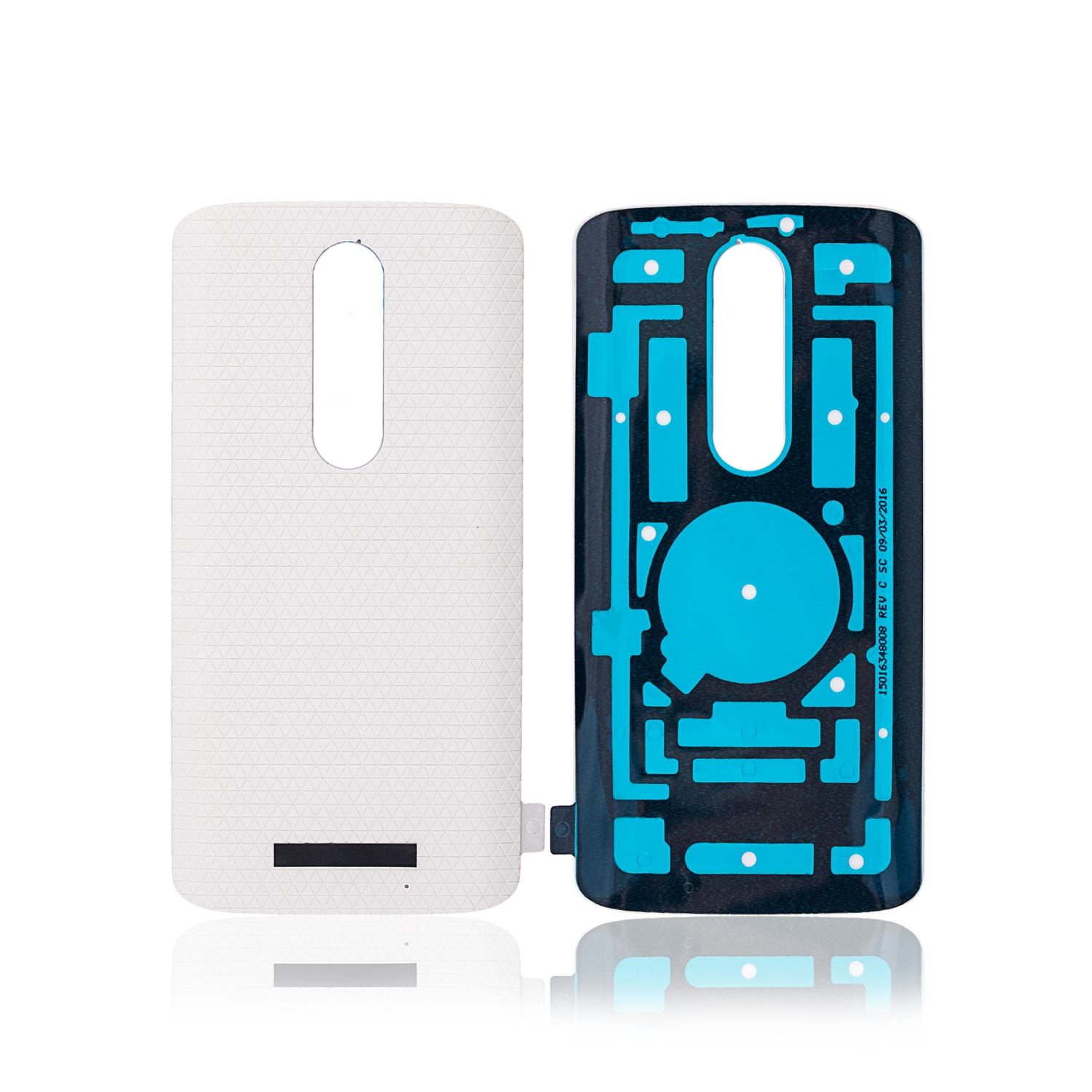 Replacement Back Cover Compatible For Motorola Droid Turbo 2 (XT1585 / XT1580 / XT1581 / 2015) (White)