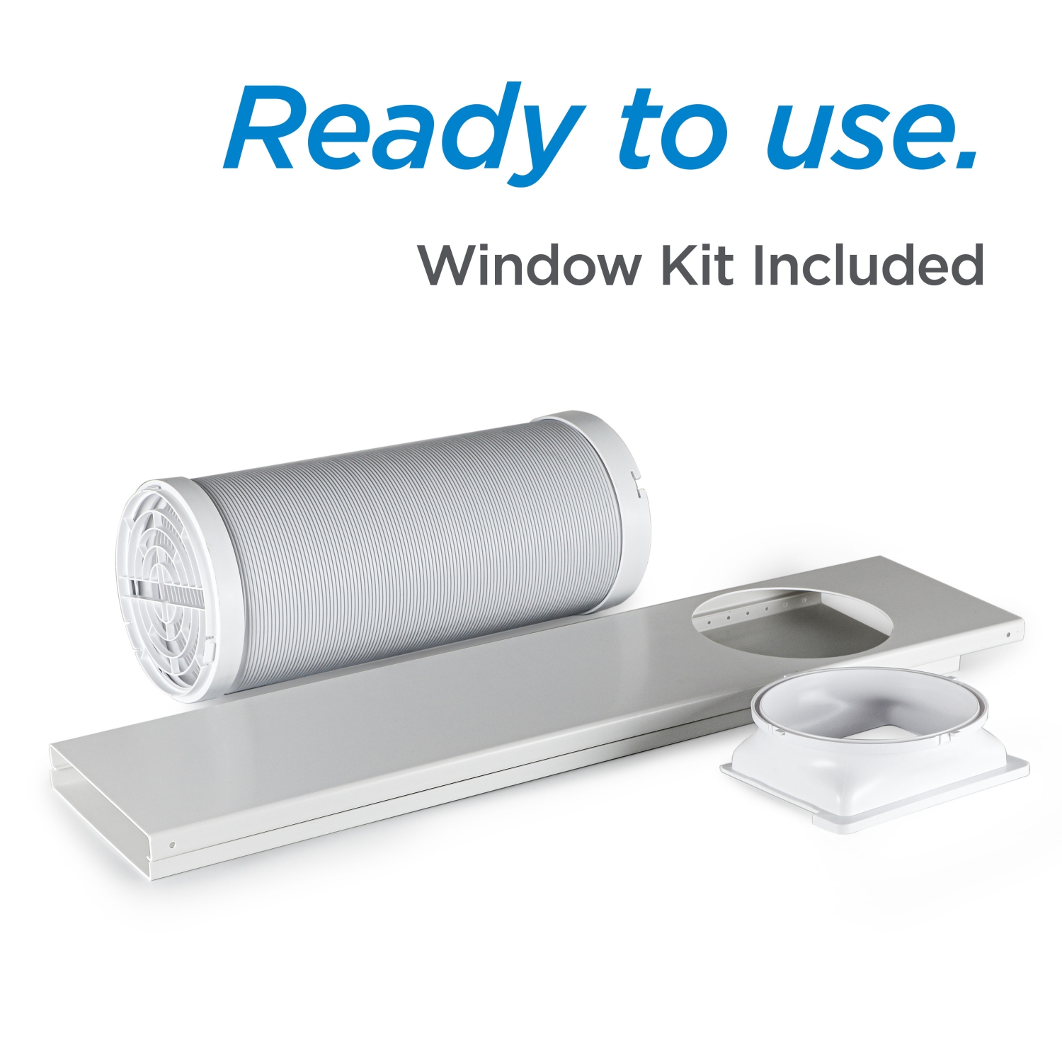 Climatiseur BLACK+DECKER, Climatiseur 4-en-1 Portable 14,000 BTU, Déshumidificateur, Chauffage et Ventilateur,Blanc