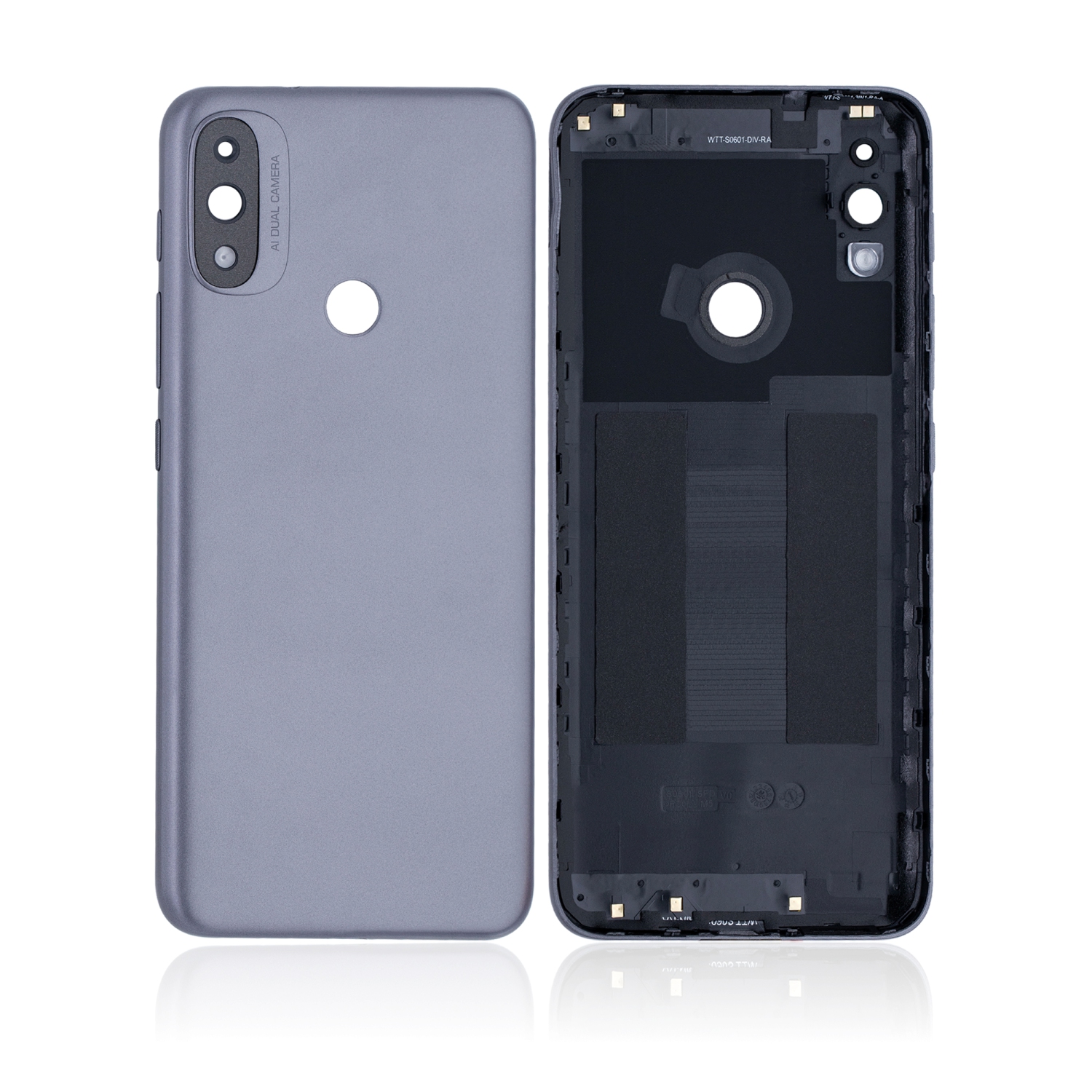 Replacement Back Cover Compatible For Motorola Moto E20 (XT2155 / 2021) (Gray)
