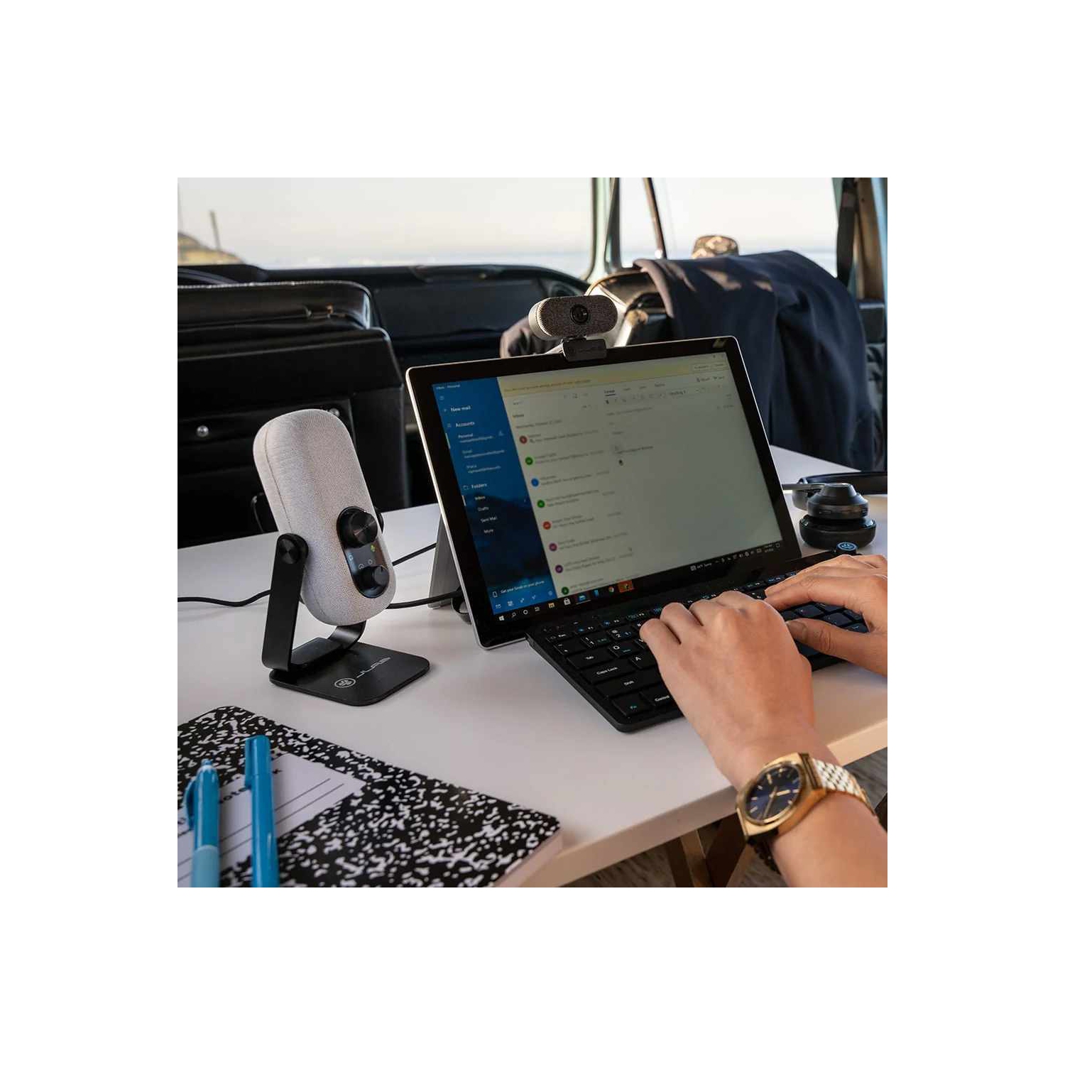 JLab Audio Go Cam USB HD Webcam White Appcessories and Gadgets IFCWGOCAMRWHT124