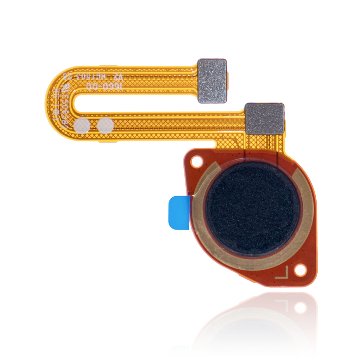 Replacement Fingerprint Reader With Flex Cable Compatible For Motorola Moto G30 (XT2129 / 2021) (Phantom Black)