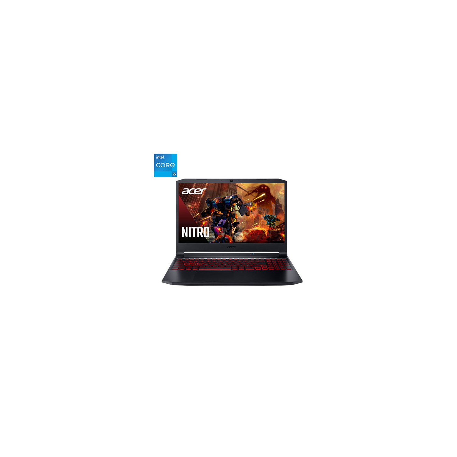 Refurbished (Good) - Acer Nitro 5 15.6" Gaming Laptop - Black (Intel Core i5-11400H/512GB SSD/8GB RAM/RTX 3050/Win 11)