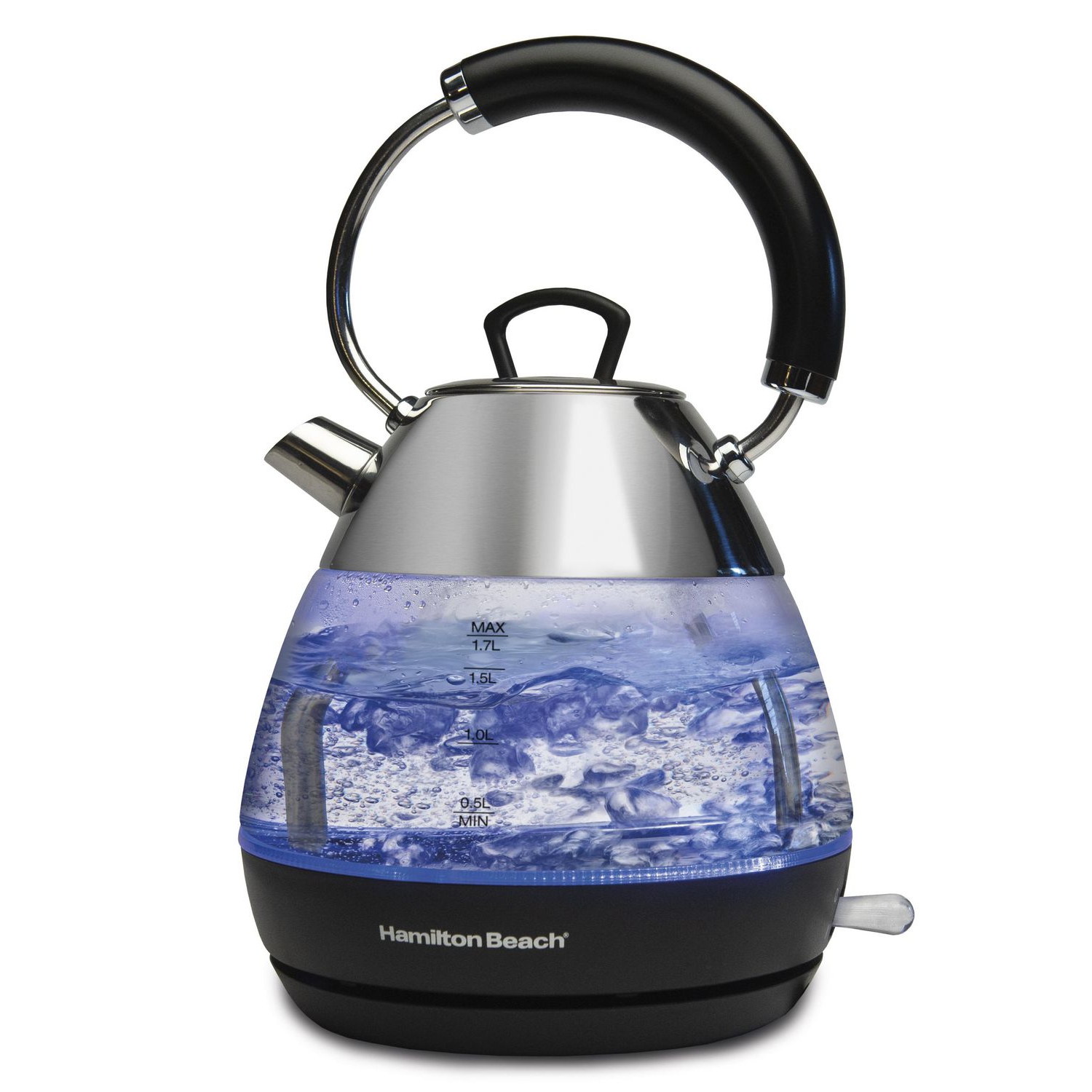 hamilton beach modern glass kettle