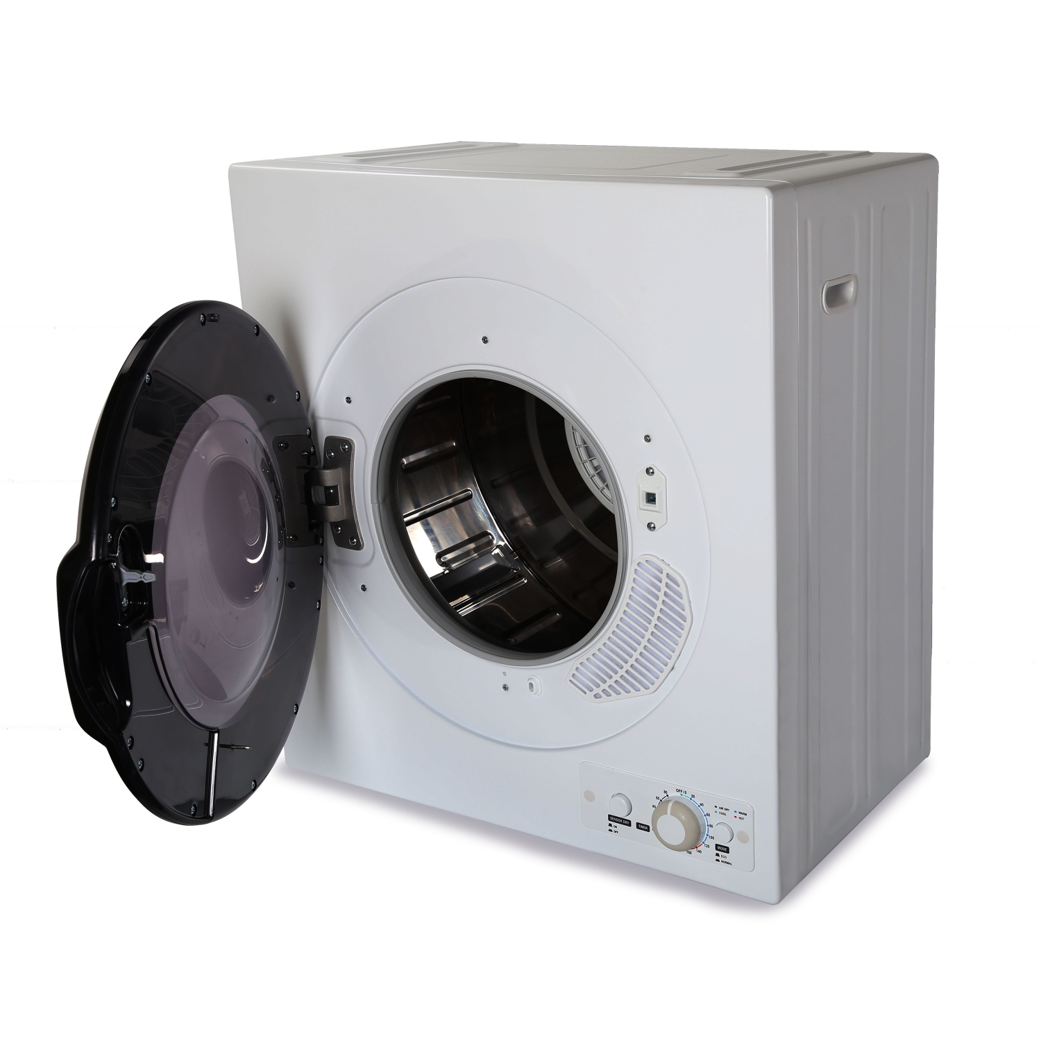 BLACK+DECKER Sécheuse portative, petite, 4 modes, volume de charge 8,8 lb, blanc