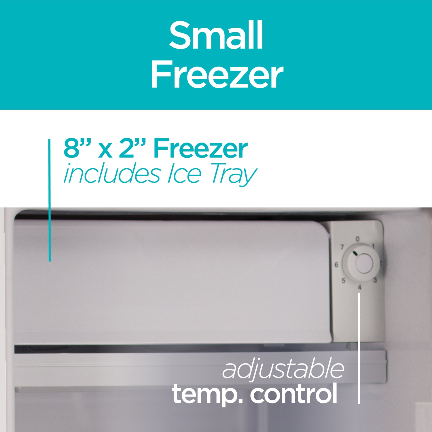 BLACK+DECKER Compact Refrigerator Energy Star Single Door Mini Fridge with Freezer, 3.2 Cubic Ft., White