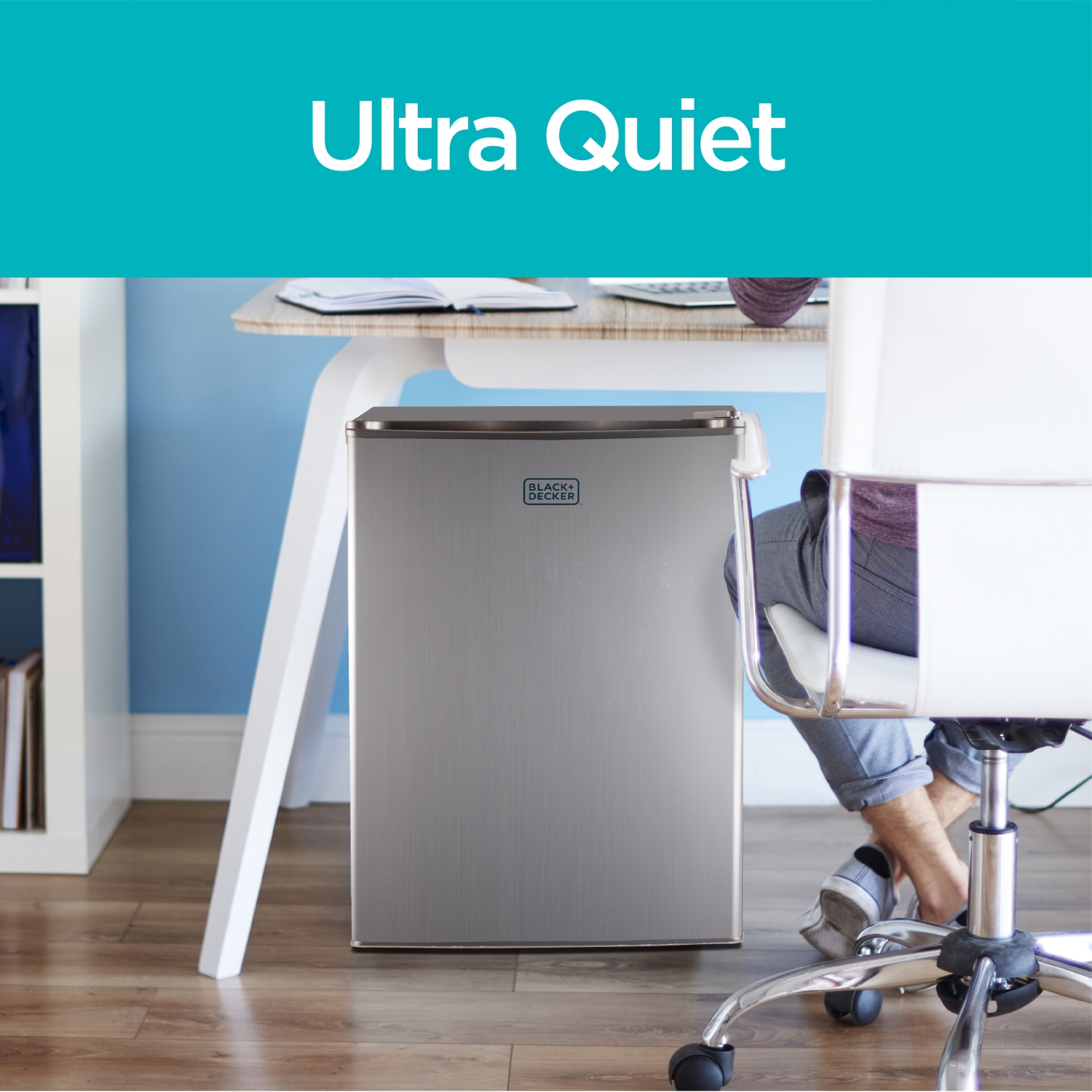 BLACK+DECKER Réfrigérateur compact Mini réfrigérateur Energy Star à une porte avec congélateur, 2,5 pieds cubes, VCM, pi³