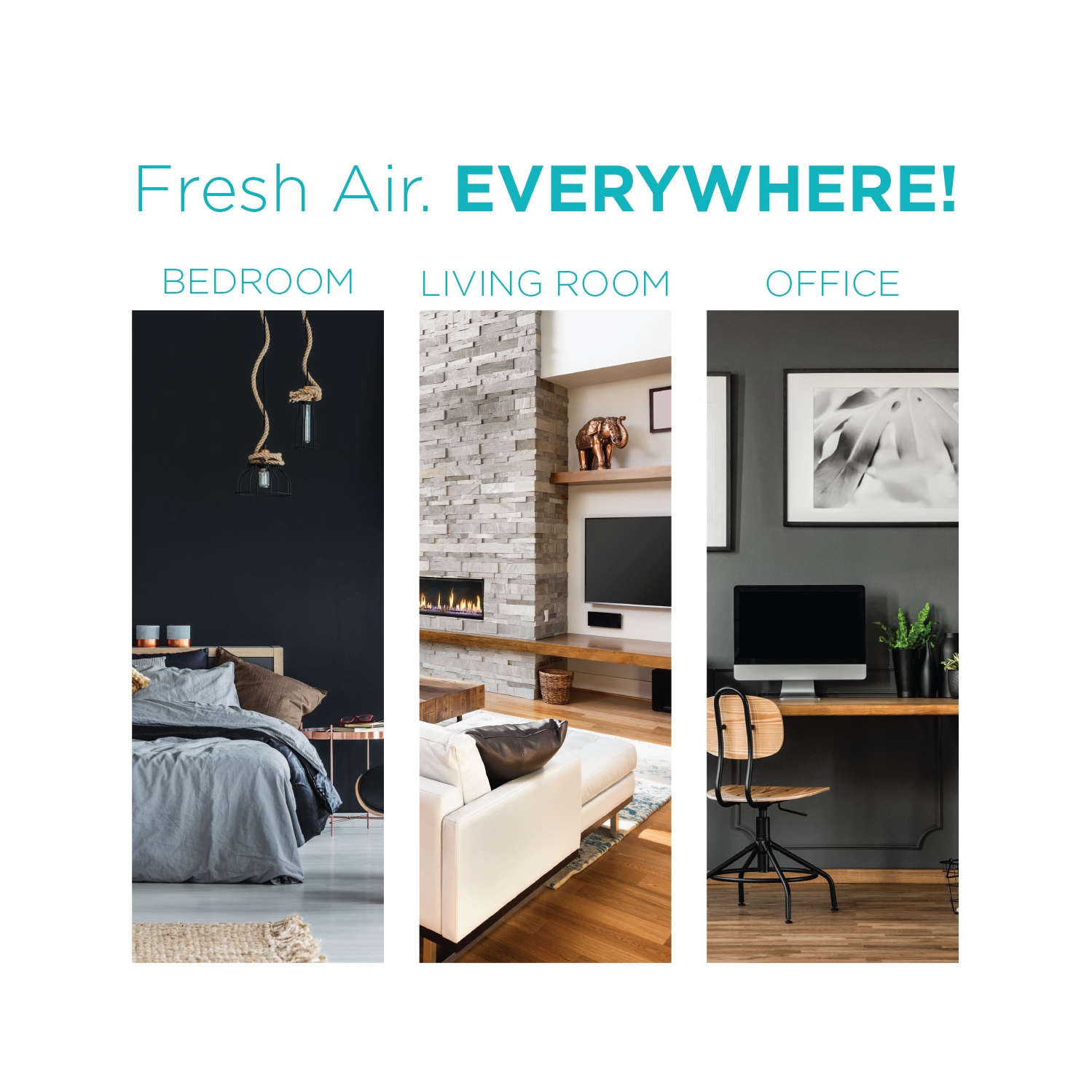 BLACK+DECKER Tabletop Air Purifier - 3-Stage Filtration System - HEPA Air Purifiers for Home,White