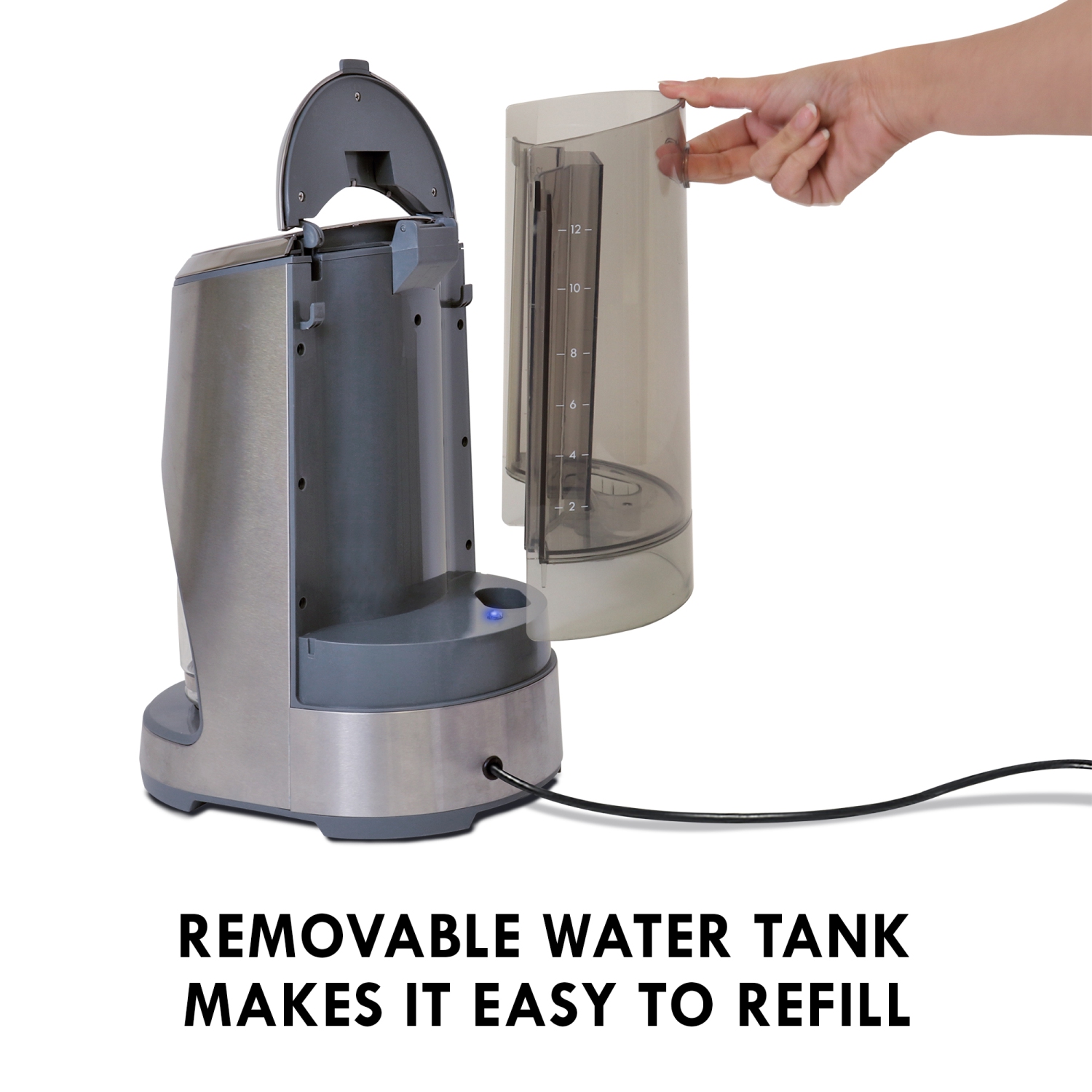 Kenmore 12-cup Coffee Maker With Aroma Control, Stainless Steel, Removable Water Tank, Glass Carafe, LED Display, Reusable Filter