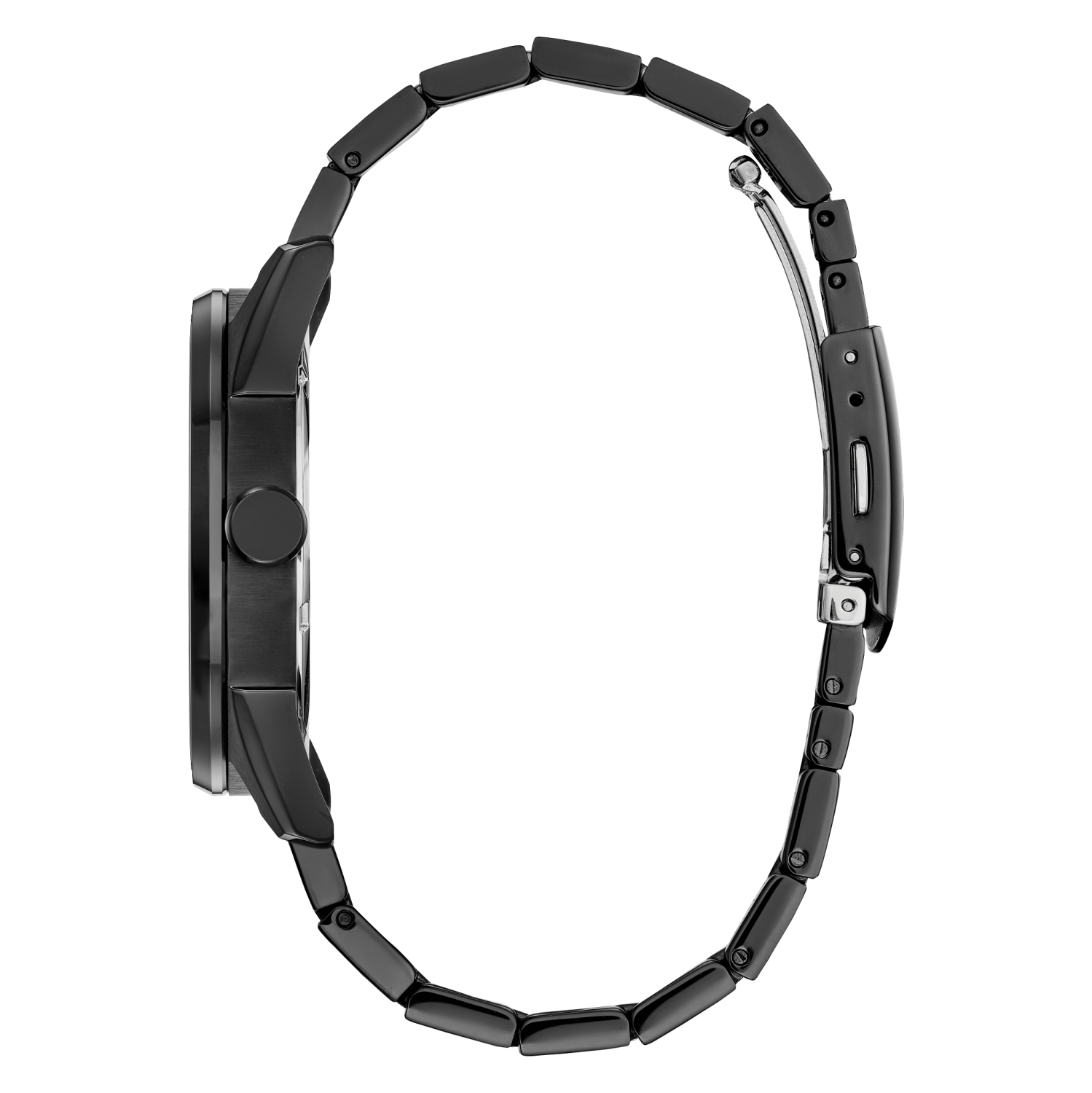 Marvel Mens Thor Japanese Eco-Drive Watch 42mm Black Stainless Steel Case and Bracelet with Black Dial