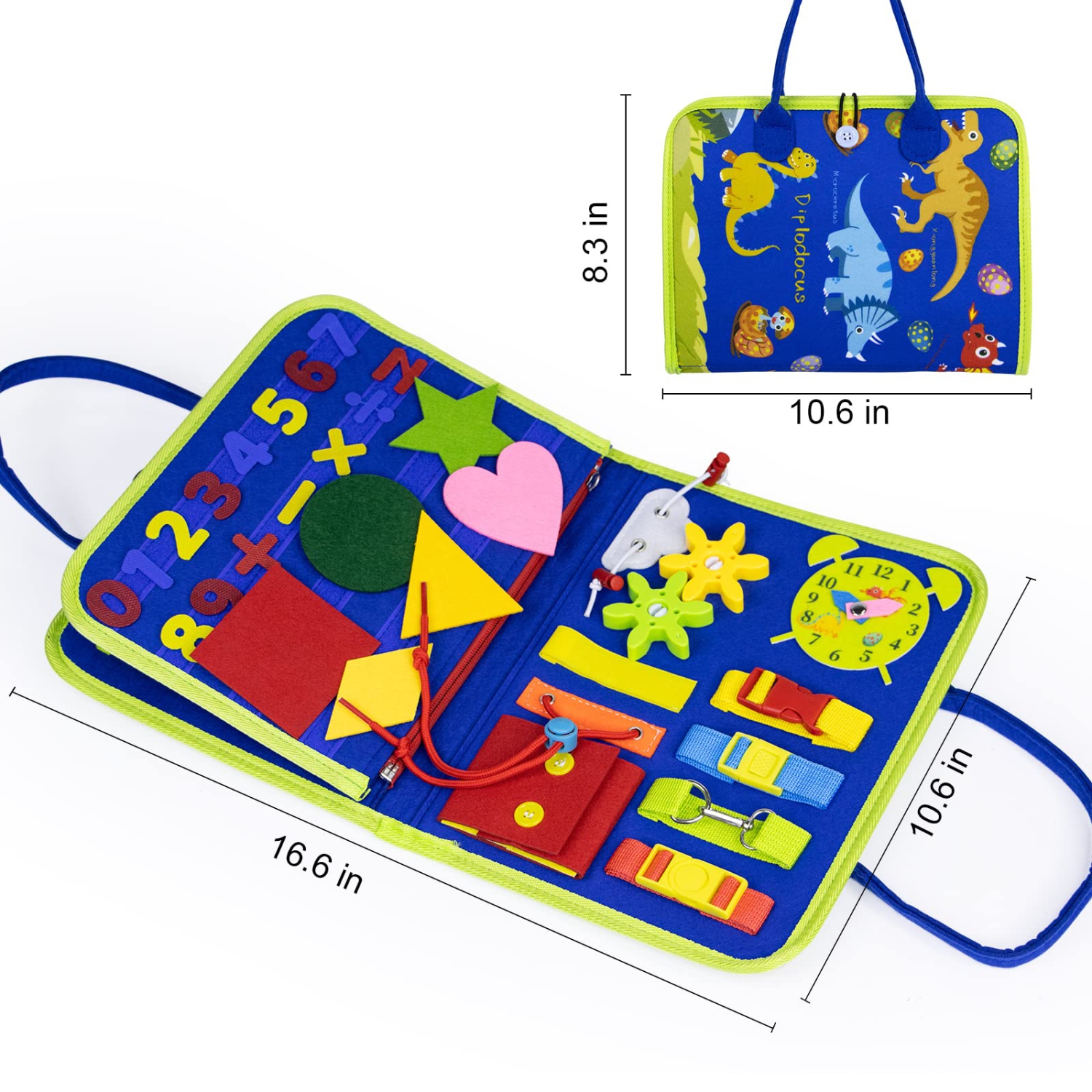 Planche occupée pour tout-petit, jouets pour le développement sensoriel Montessori, activités pour tout-petits jouets de voyage éducatifs