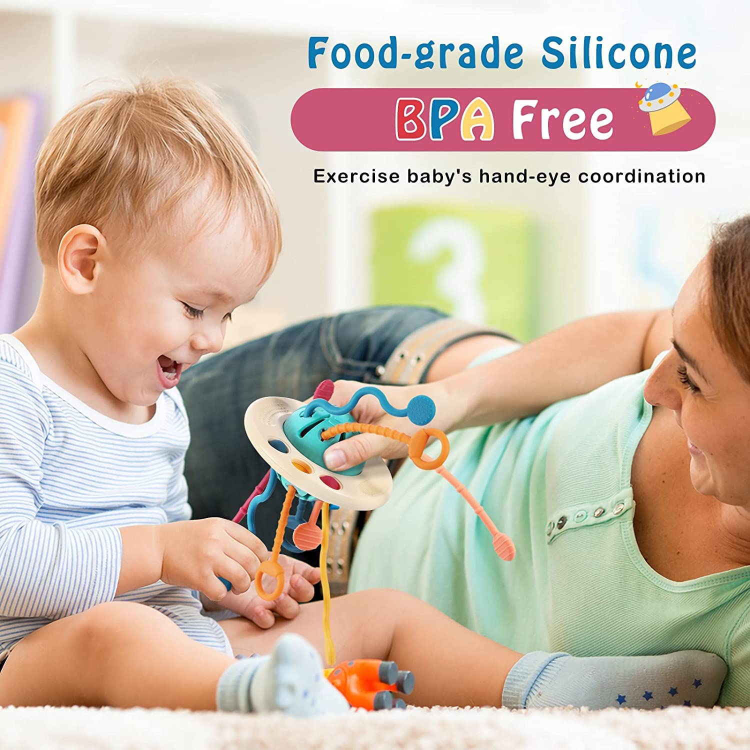 Montessori Toys for 1 2 3 Year Old Boys Girls, Sensory Toy for Toddler, Baby Toys 12-18 Months