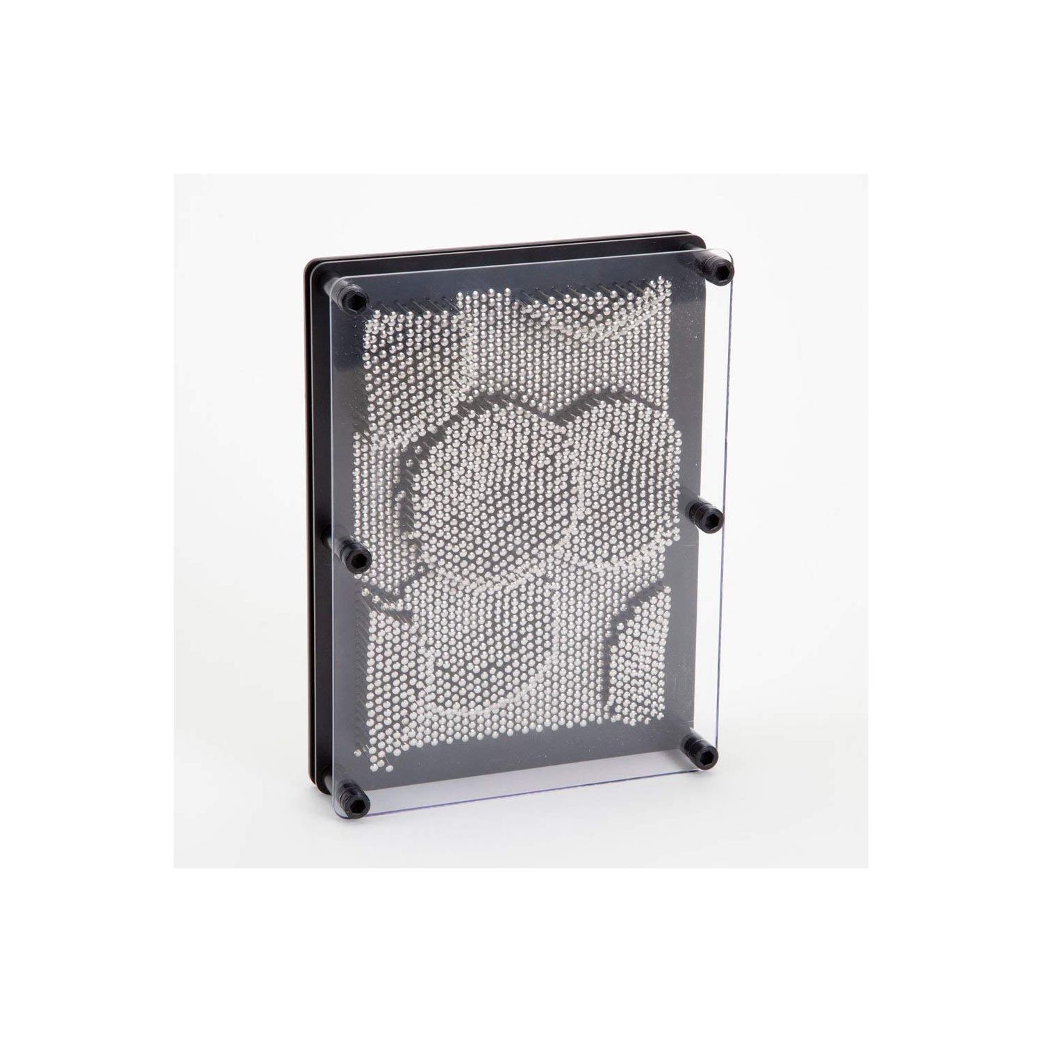 Classic 3D Metal Pin Art Toy - 8in x 6in 3D Large Size Pin Art Board for Kids or Adults