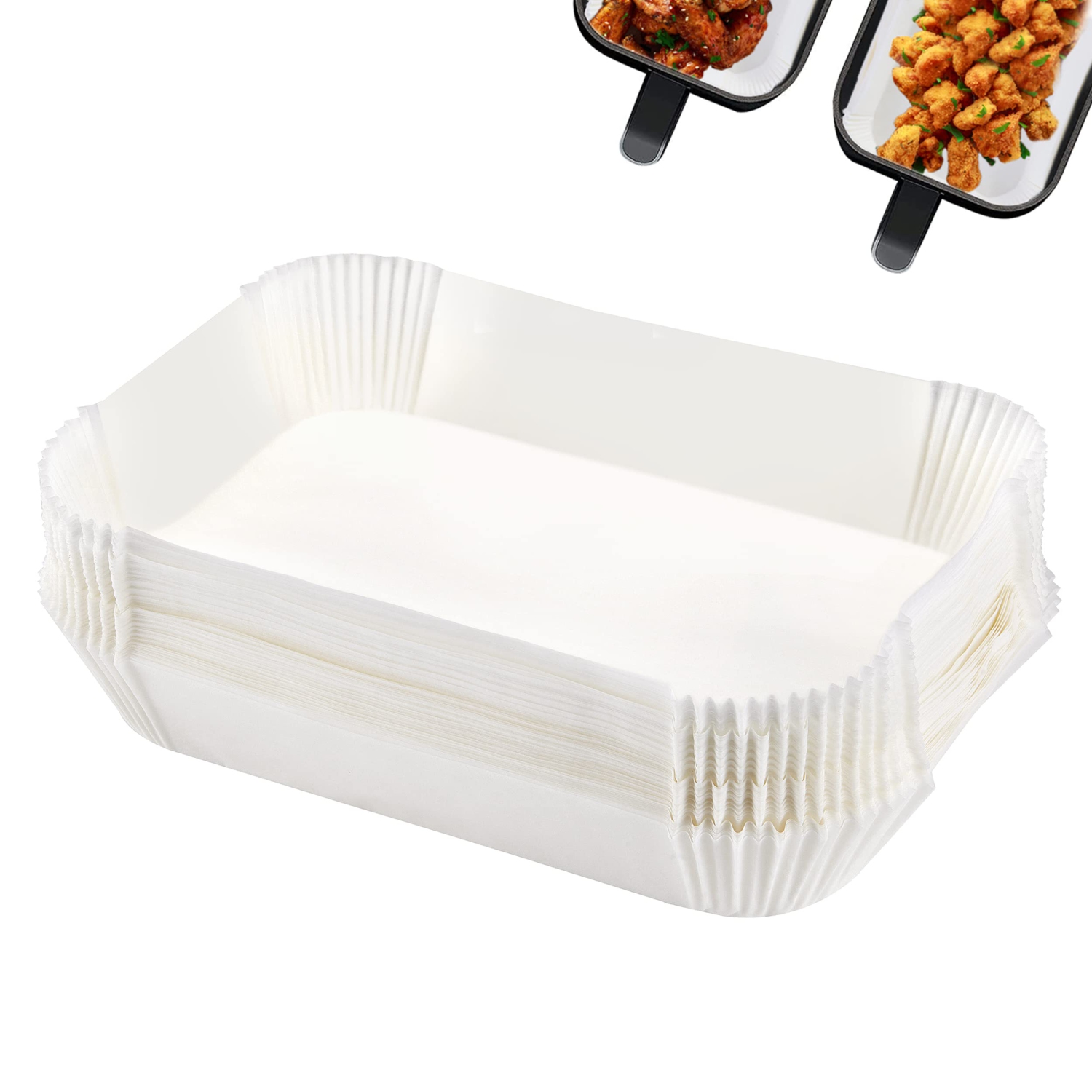 Air Fryer Disposable Paper Liner for Ninja Dual Air Fryer,90Pcs Air Fryer Paper Liners,Airfryer Parchment Liners for Ninja D