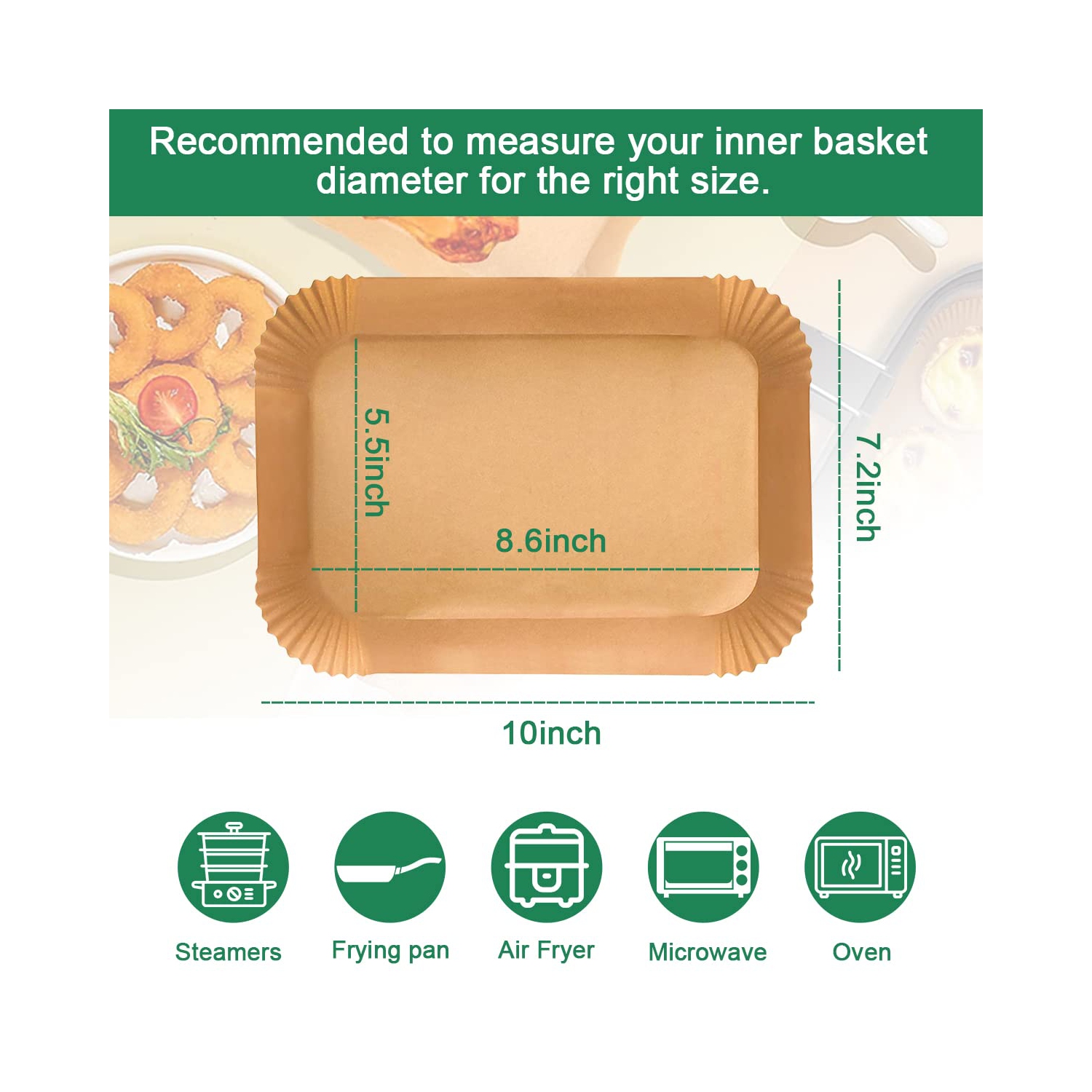 Air Fryer Parchment Paper Liners for Ninja Dual Air Fryer,Air Fryer Liners,Air Fryer Disposable Paper Liner Airfryer Parchme