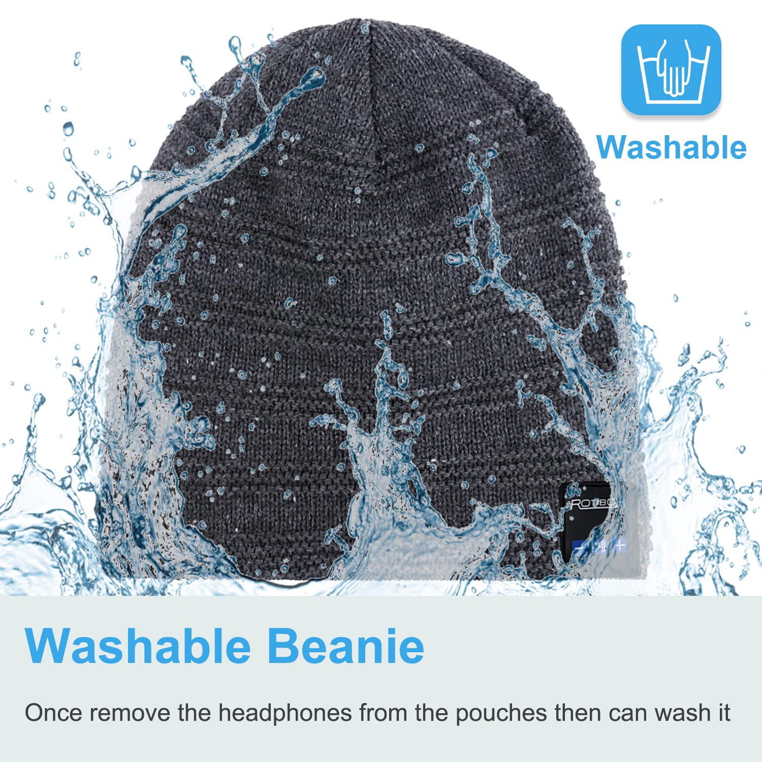 Bluetooth Beanie Hat Unisex Winter Cap