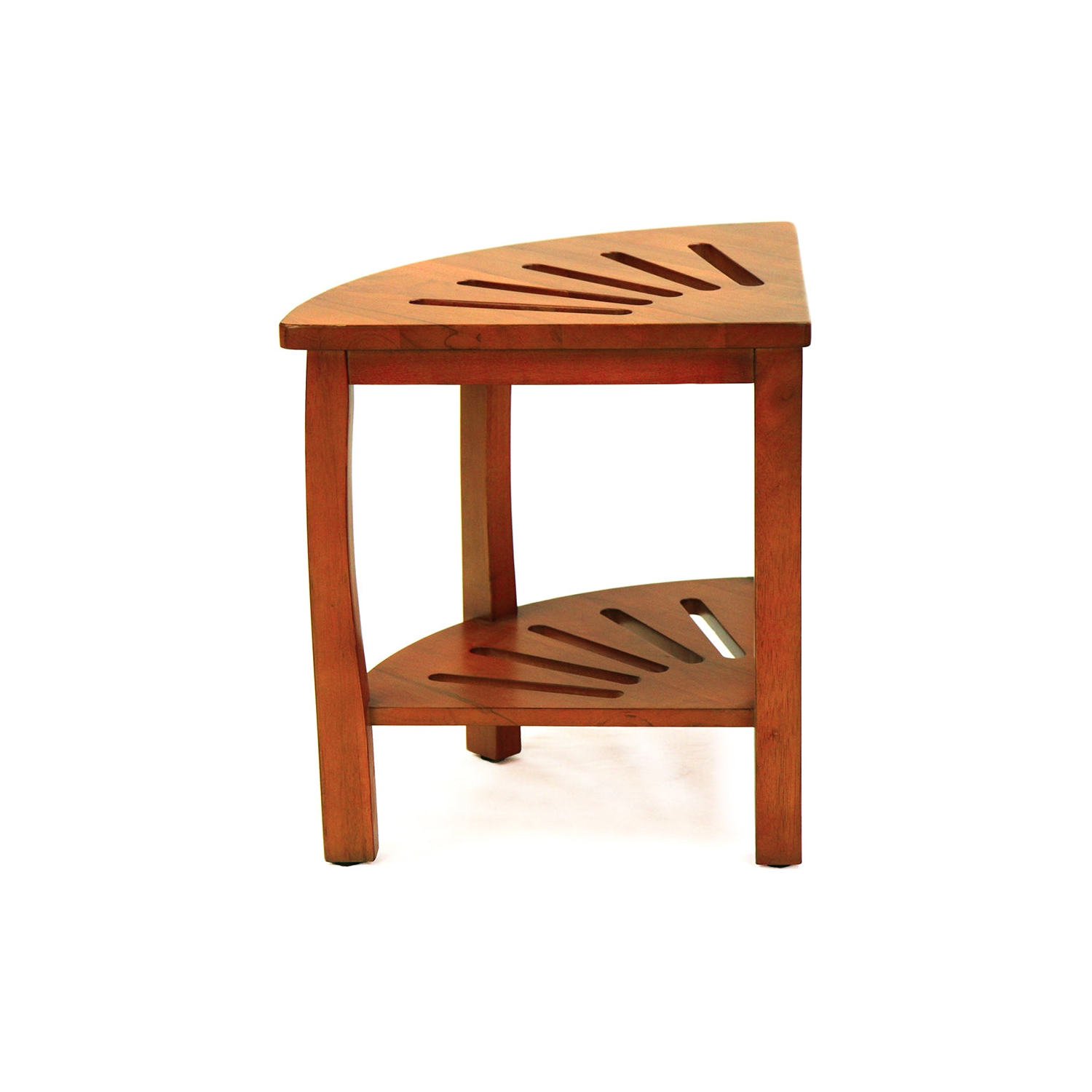 Oceanstar Corner Spa Shower Bench Seat with Storage Shelf