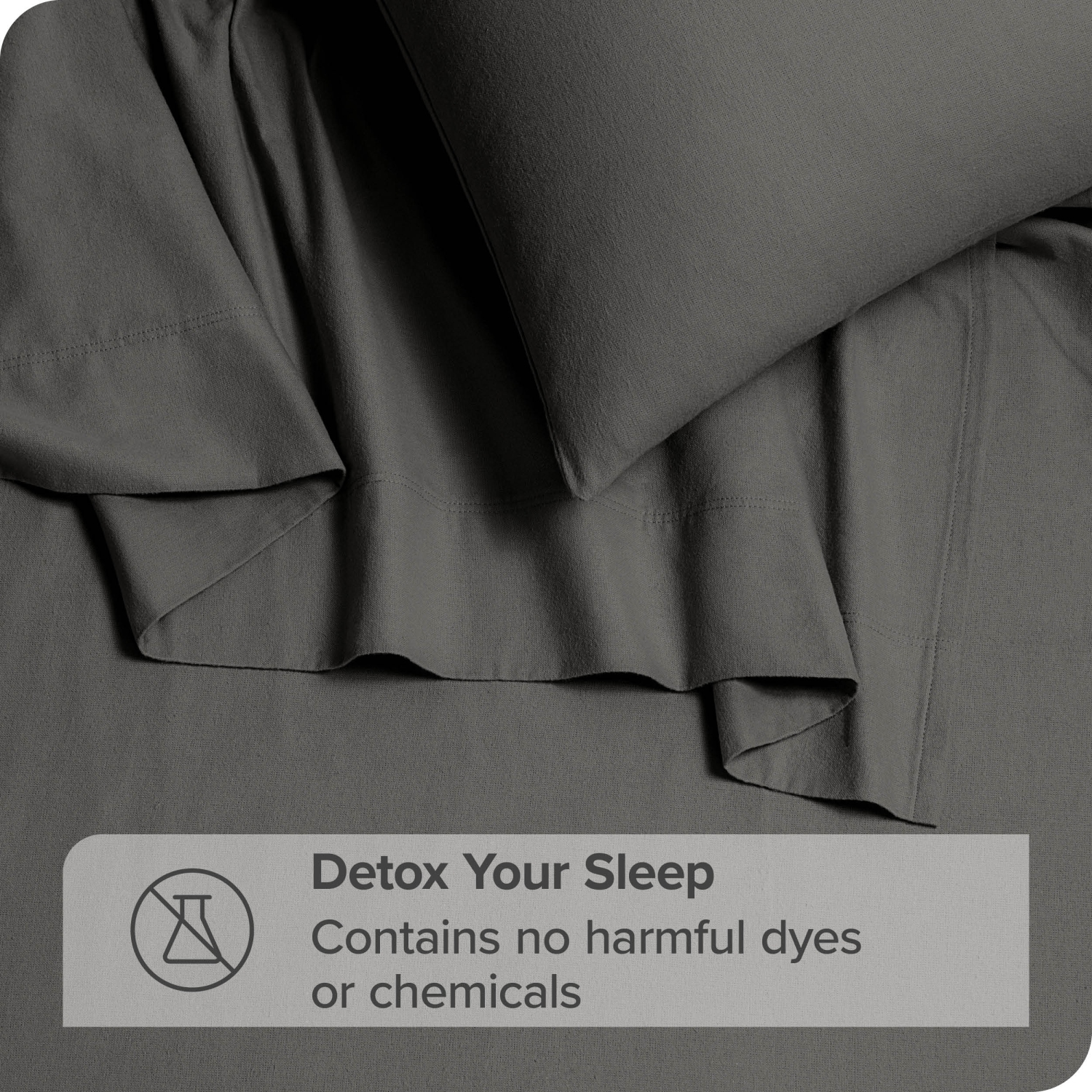 Bare Home Organic Flannel Sheet Set 100% Cotton, Velvety Soft Heavyweight - Double Brushed - Deep Pocket