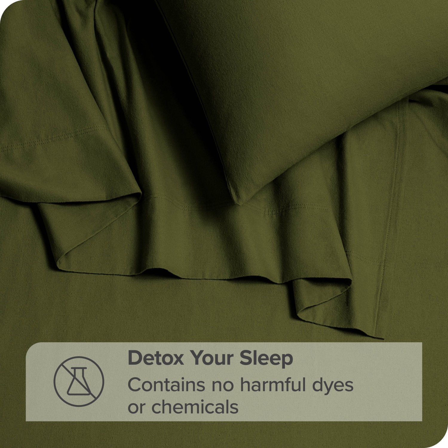 Bare Home Organic Flannel Sheet Set 100% Cotton, Velvety Soft Heavyweight - Double Brushed - Deep Pocket