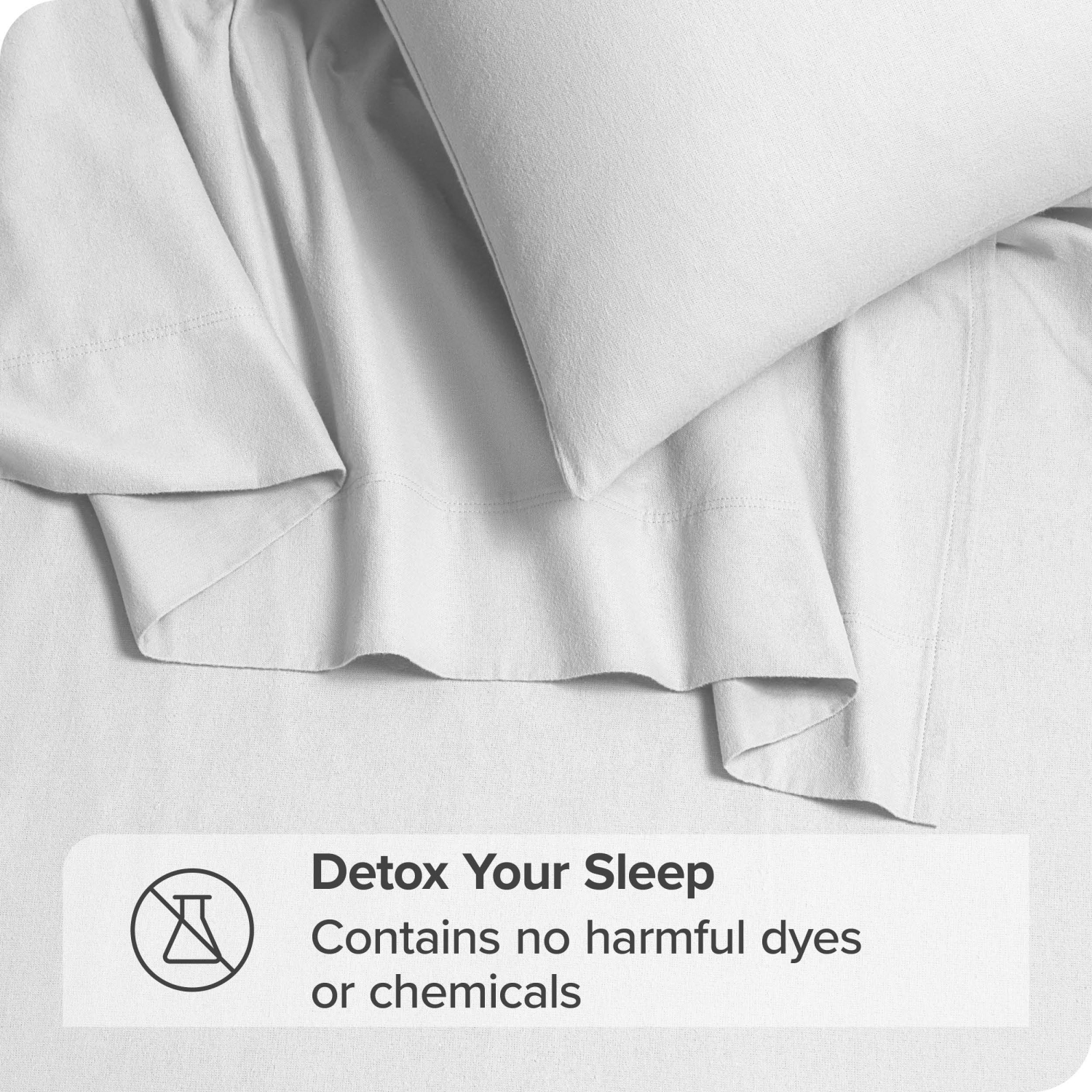 Bare Home Organic Flannel Sheet Set 100% Cotton, Velvety Soft Heavyweight - Double Brushed - Deep Pocket