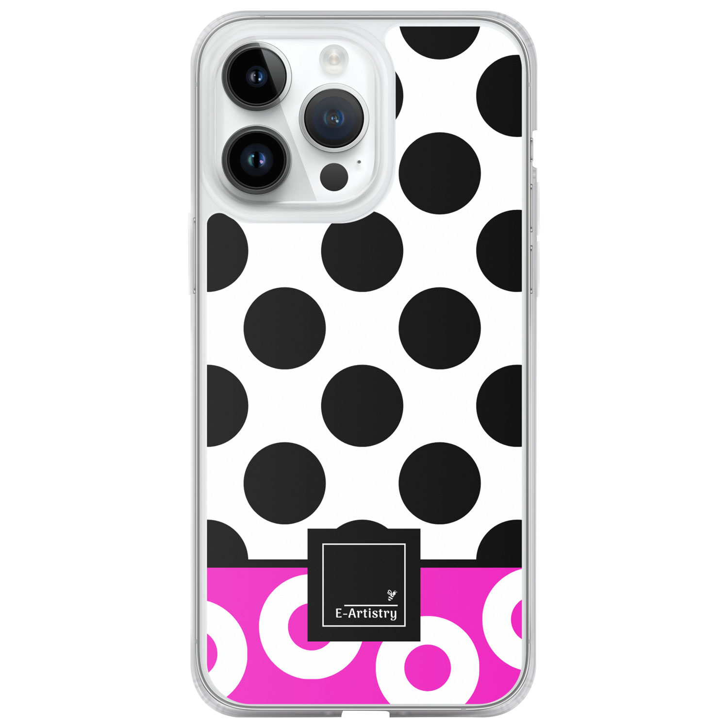E-Artistry Lottie Dottie Fitted Hard Shell Case for iPhone 14 Pro Max - Watermelon/Pink