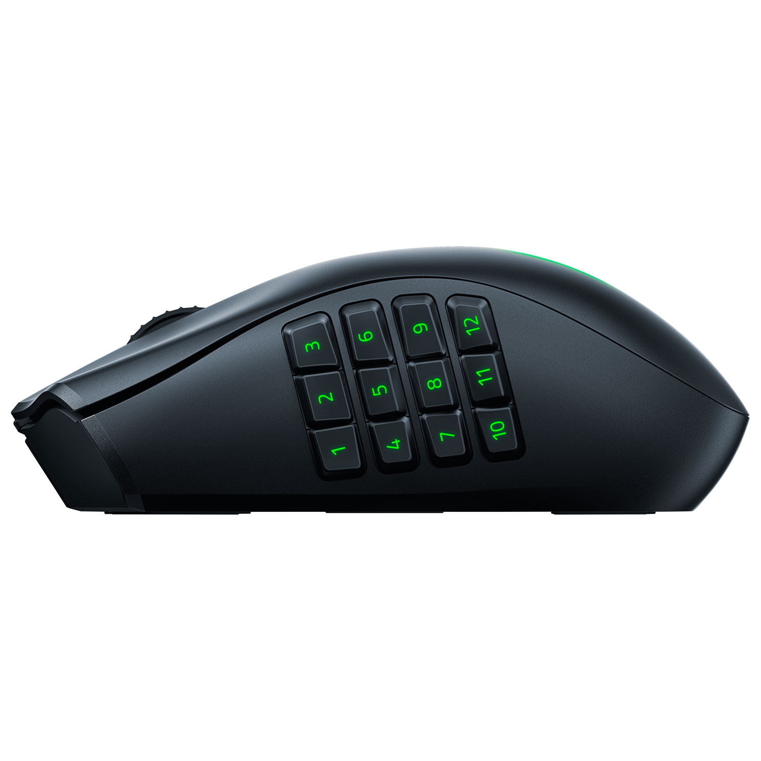 Souris de jeu optique Bluetooth de 30 000 ppp Naga V2 Pro de Razer - Noir